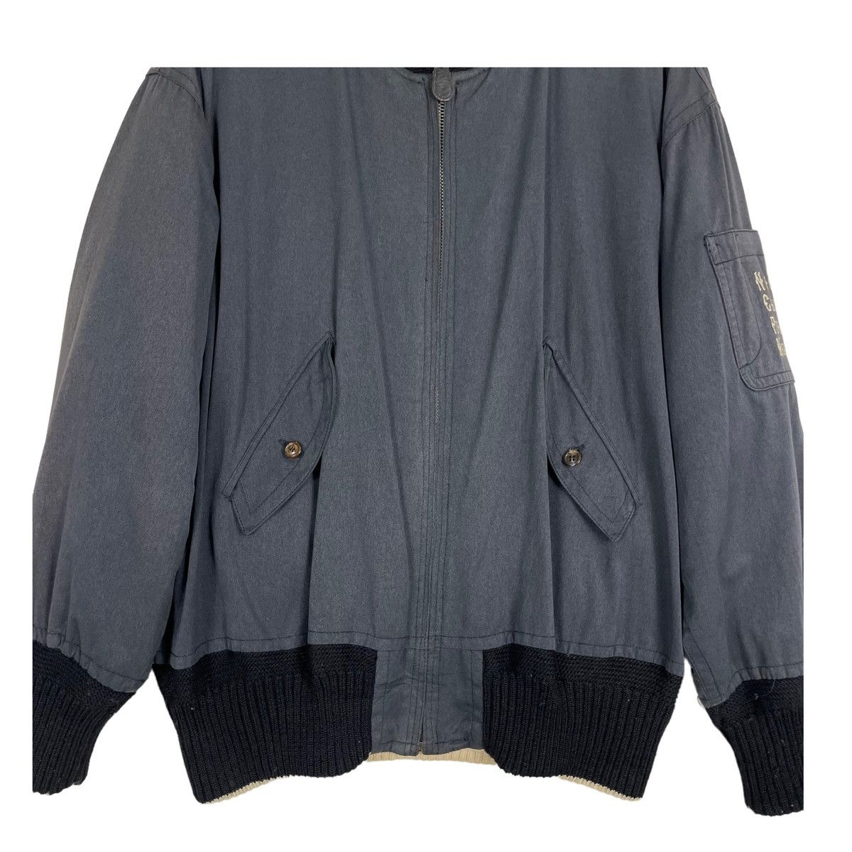 Japanese Brand × Nicole Club × Vintage 💥NICOLE CLUB BOMBER REVERSIBLE RIOT JACKET Size US L / EU 52-54 / 3 - 5 Thumbnail