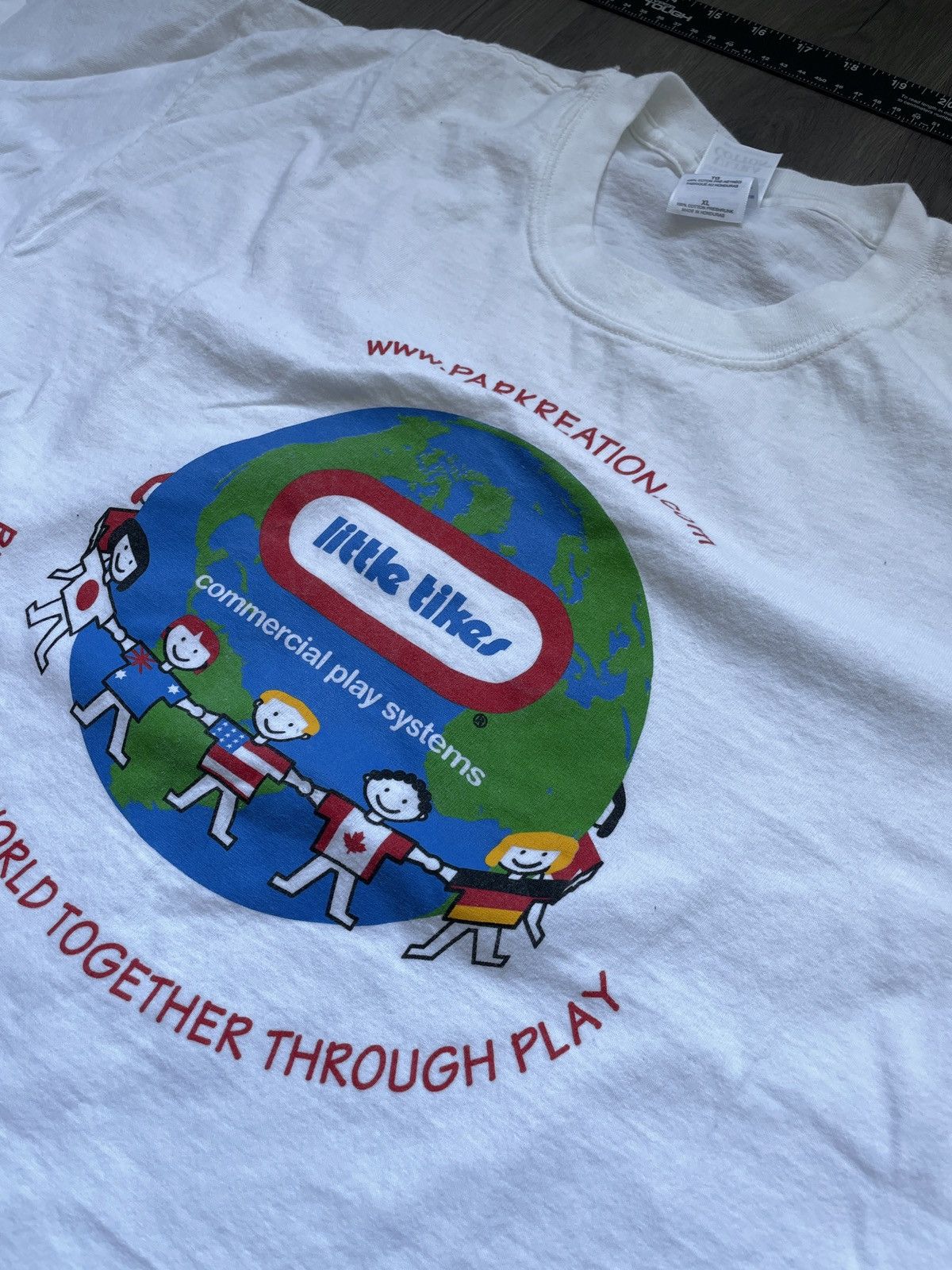 Gildan Y2K Gildan “Little Tikes Promo” Graphic T-Shirt (Sz. XL) Size US XL / EU 56 / 4 - 2 Thumbnail