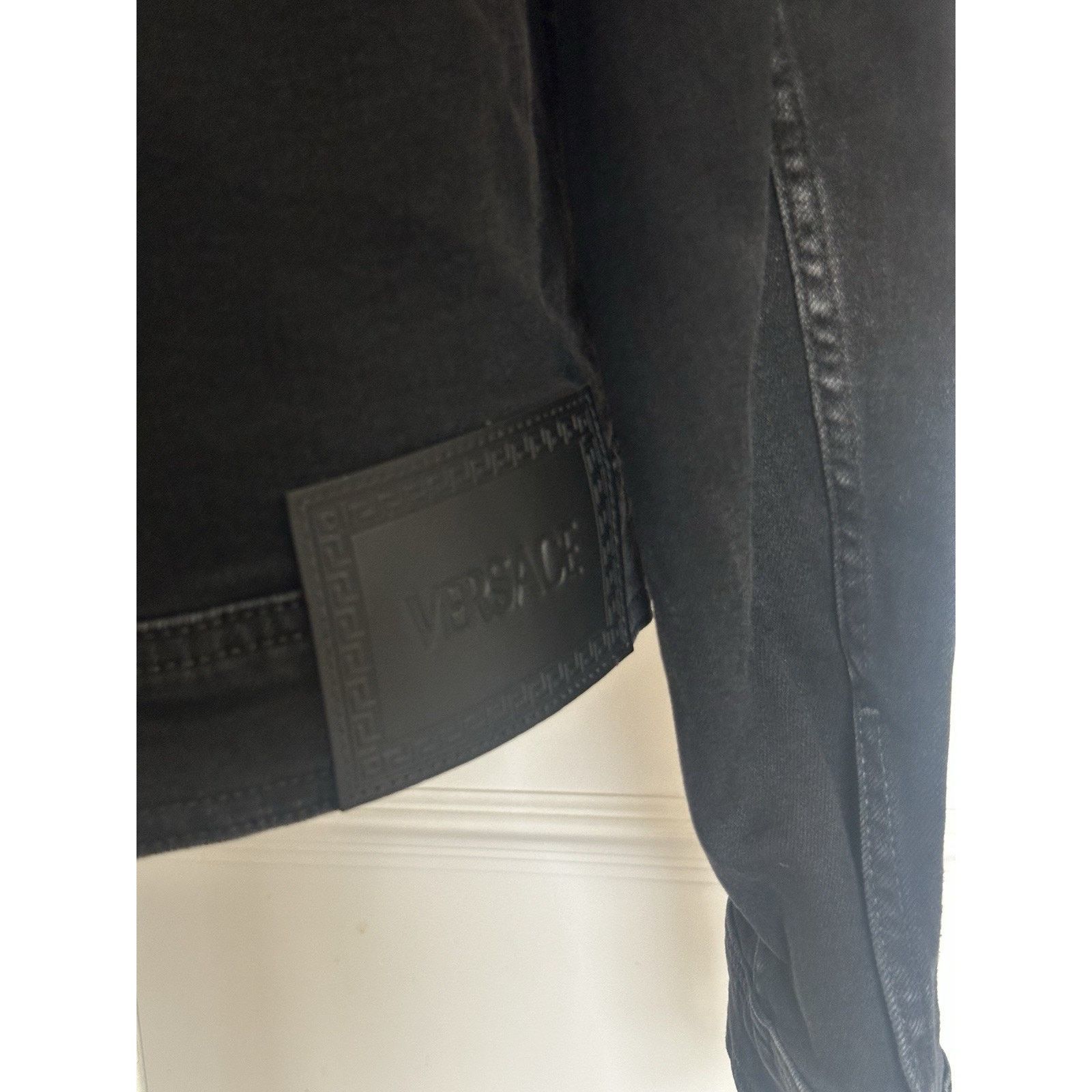 Versace Versace Men’s Blouson Denim Black Jacket L (50) 1011834 Size US L / EU 52-54 / 3 - 7 Thumbnail