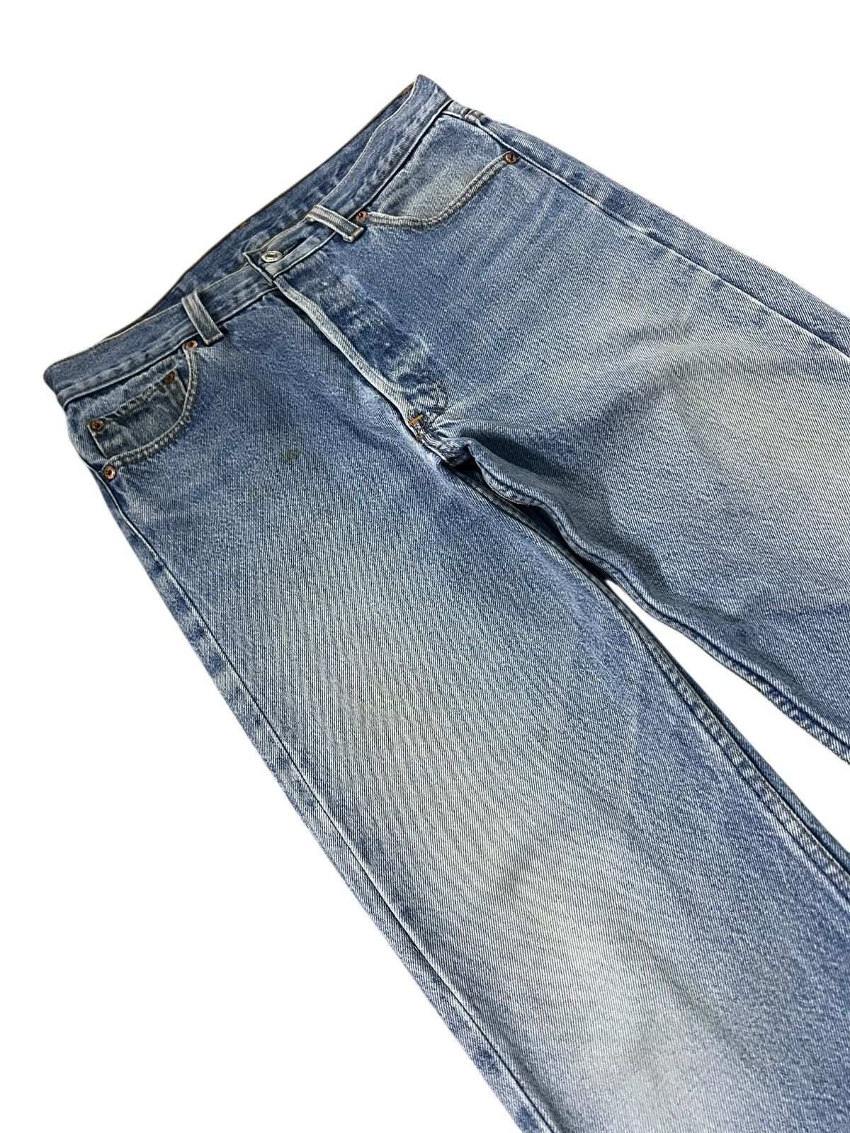 Levi's 80’s Vintage Levi’s 501 Mud Wash Jean Size US 29 - 3 Thumbnail