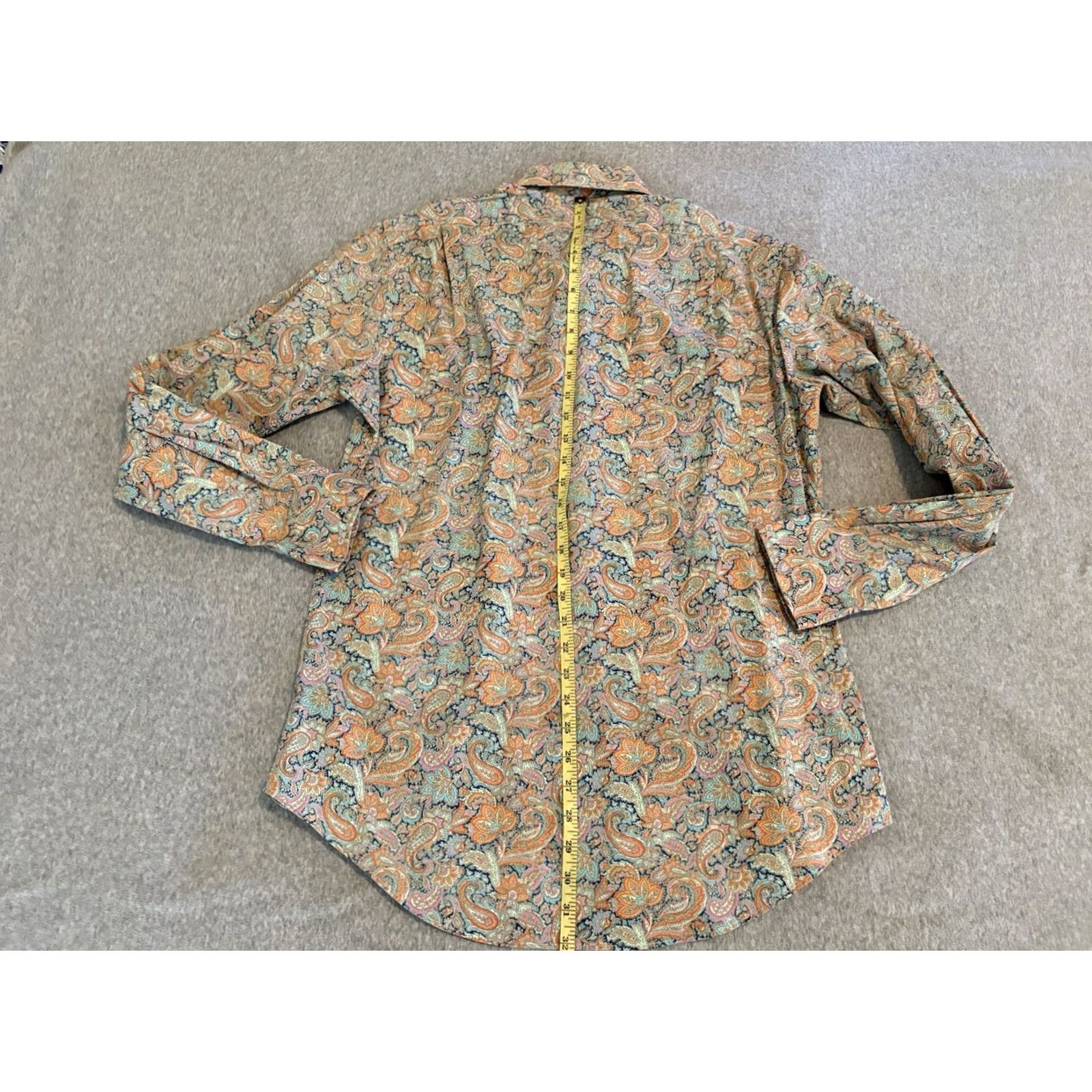 Polo Ralph Lauren Polo Ralph Lauren Button-Up Shirt Long Sleeve Paisley M Multicolor Reg. Fit Men Shirt Size US M / EU 48-50 / 2 - 5 Thumbnail