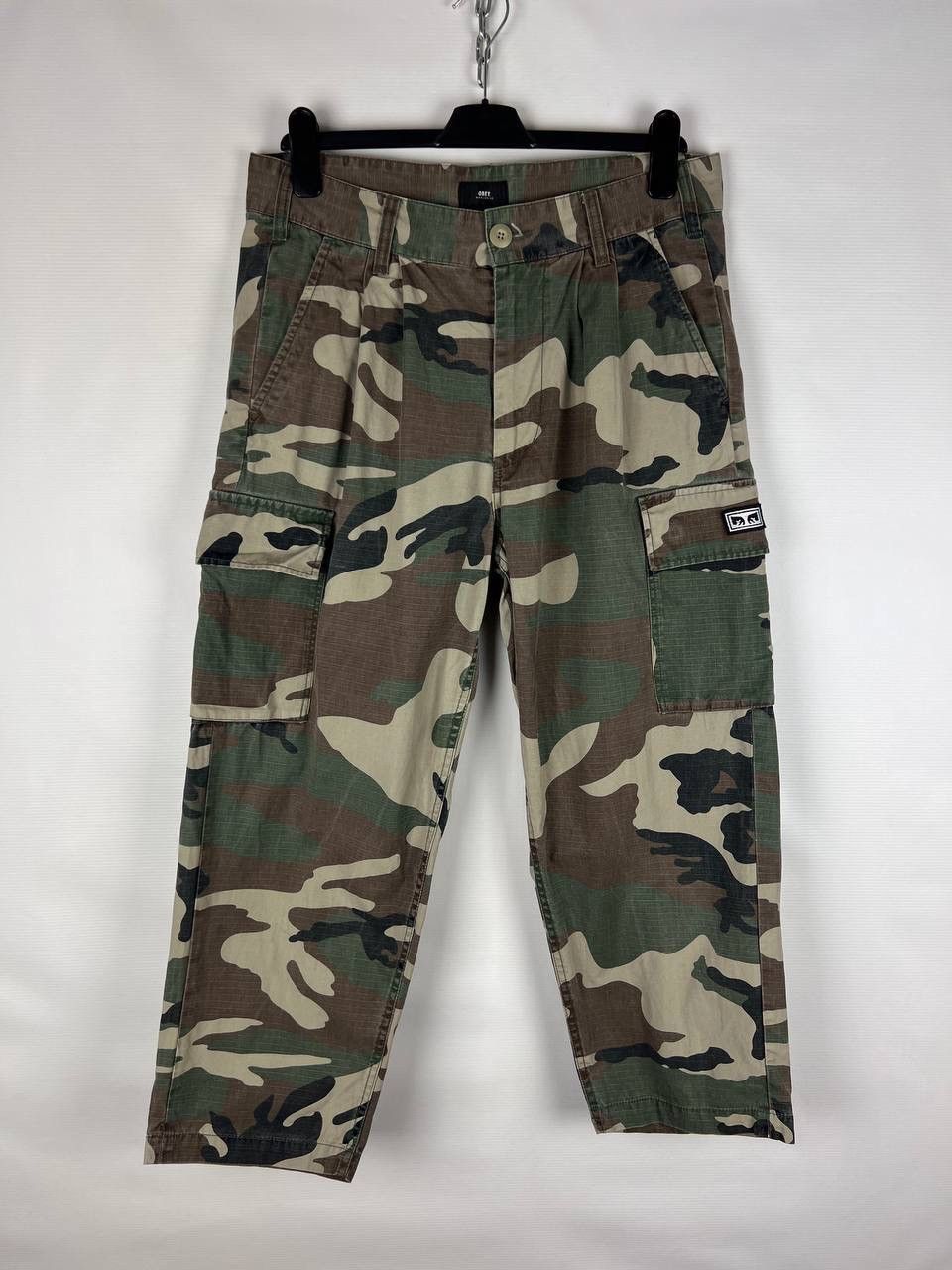 Obey Obey Worldwide camo cargo pants size 30 Size US 30 / EU 46 - 1 Thumbnail