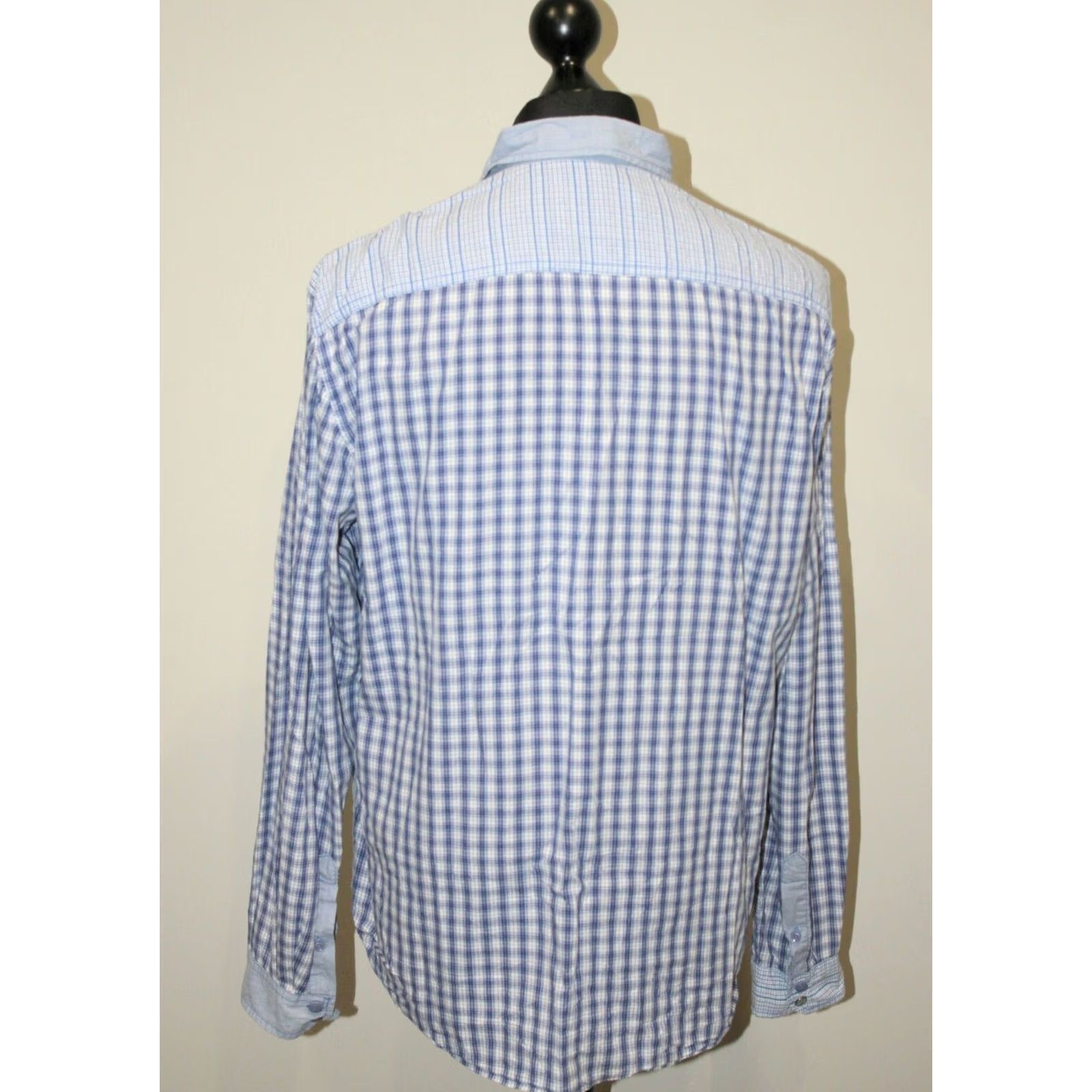 Desigual Desigual mens casual shirt Size XL Regular Fit Blue Long Sleeve Size US XL / EU 56 / 4 - 4 Thumbnail