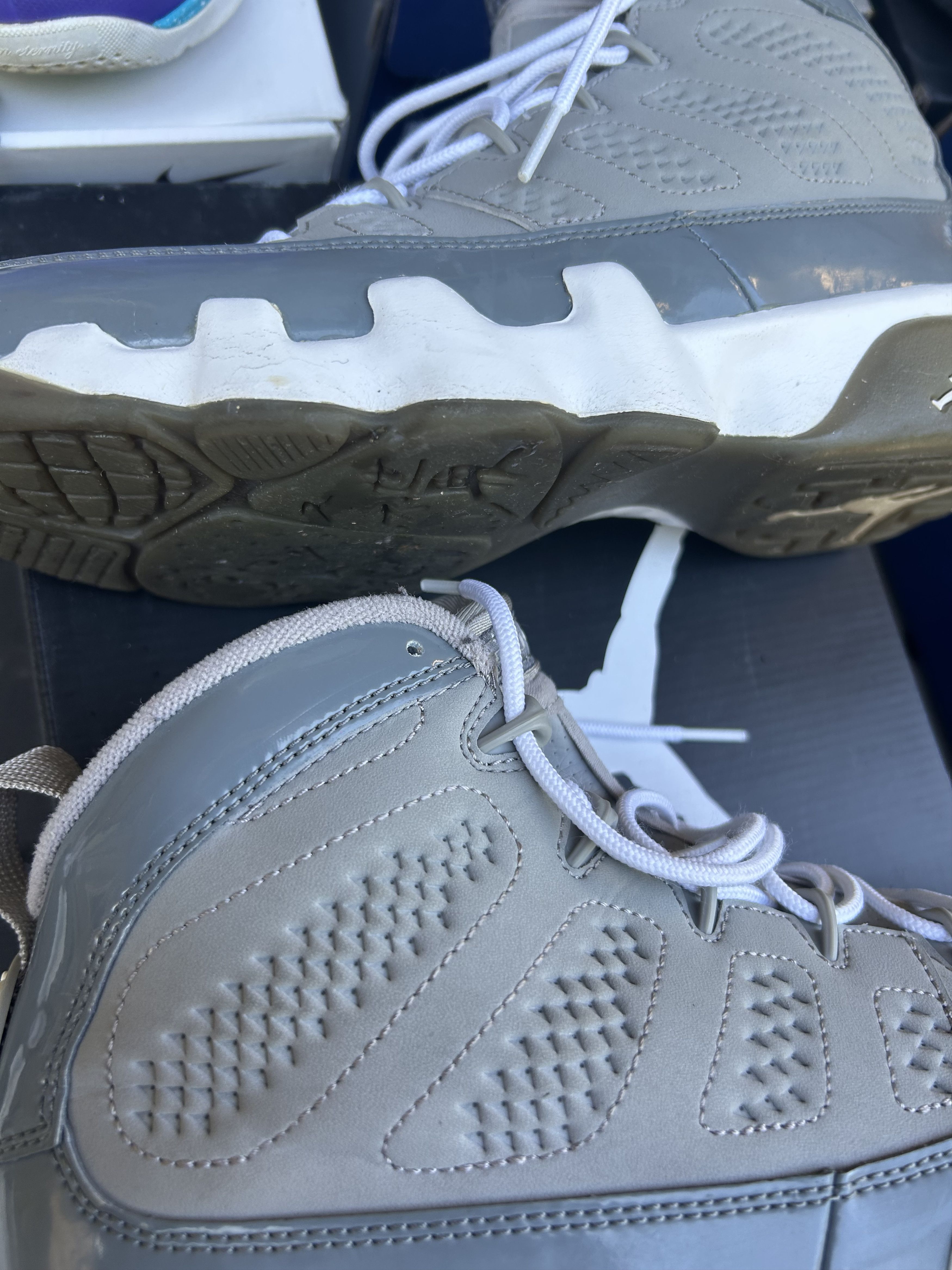Jordan Brand Air Jordan 9 Retro Cool Grey 2012 Size 8.5 Size US 8.5 / EU 41-42 - 10 Thumbnail