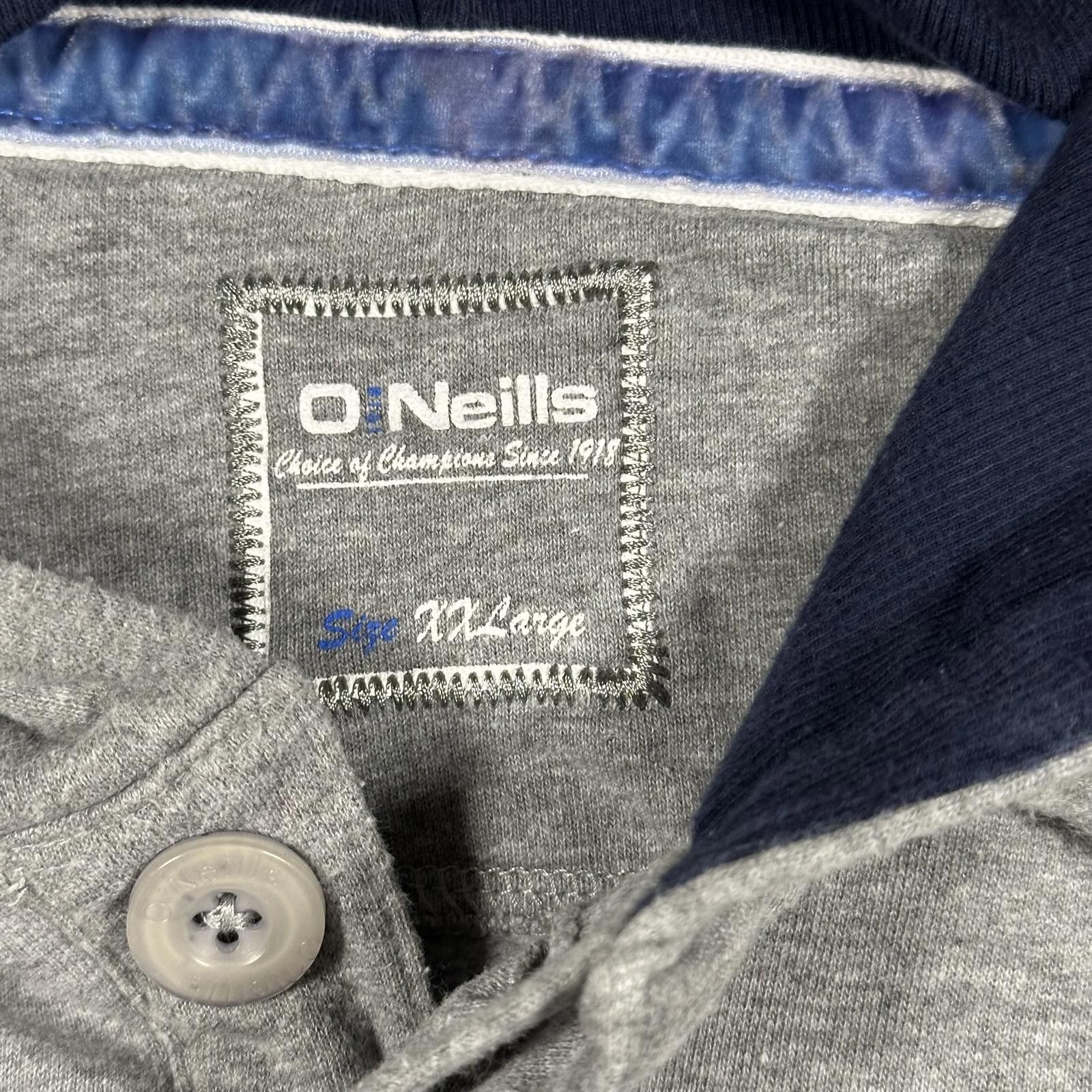 O'Neills O'Neills Men's Sweatshirt Hoodie XXL Gray Embroidered Patch Size US XXL / EU 58 / 5 - 6 Thumbnail