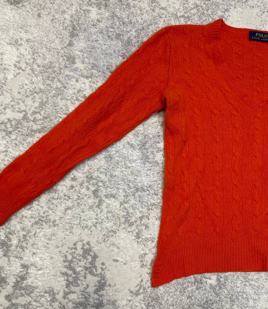 Polo Ralph Lauren Women's Polo Ralph Lauren V-neck Sweater, Merino, Cashmere Size L / US 10 / IT 46 - 7 Thumbnail