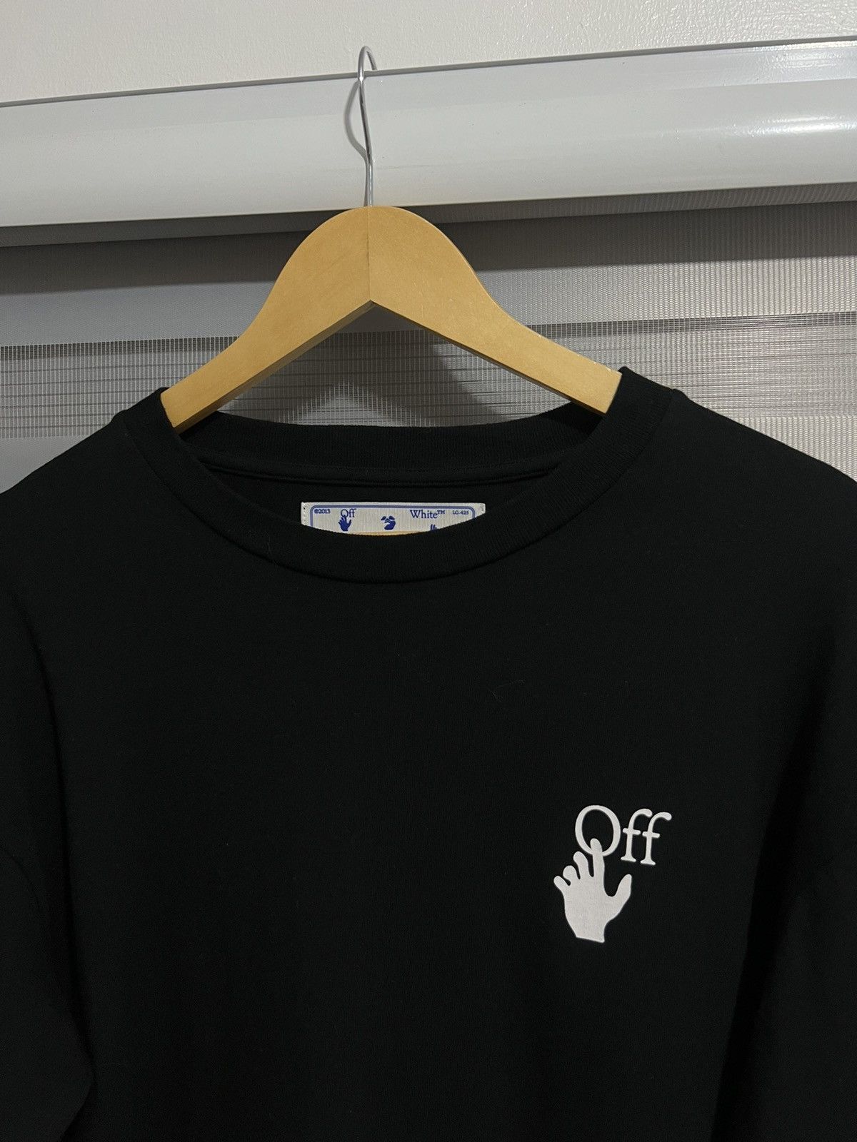 Off-White Off White Fw20 Cut Here Longsleeve Tshirt Size US S / EU 44-46 / 1 - 2 Thumbnail