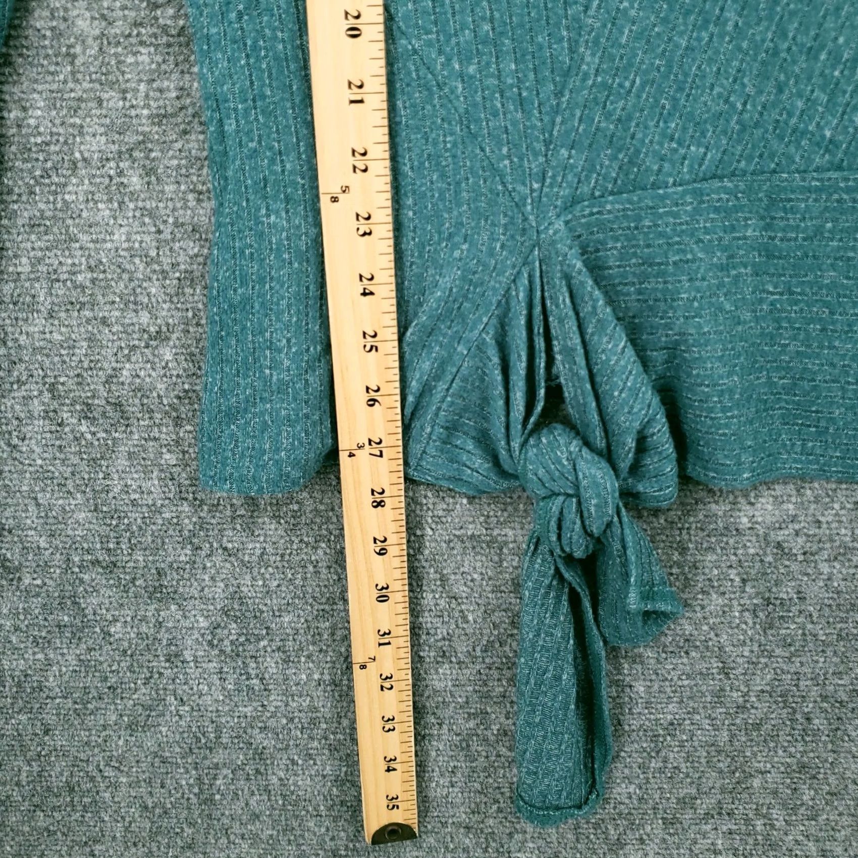 Vintage Simply Vera Vera Wang Sweater Womens XL Blue Green Round Neck Tie Long Sleeve Size XL / US 12-14 / IT 48-50 - 4 Thumbnail