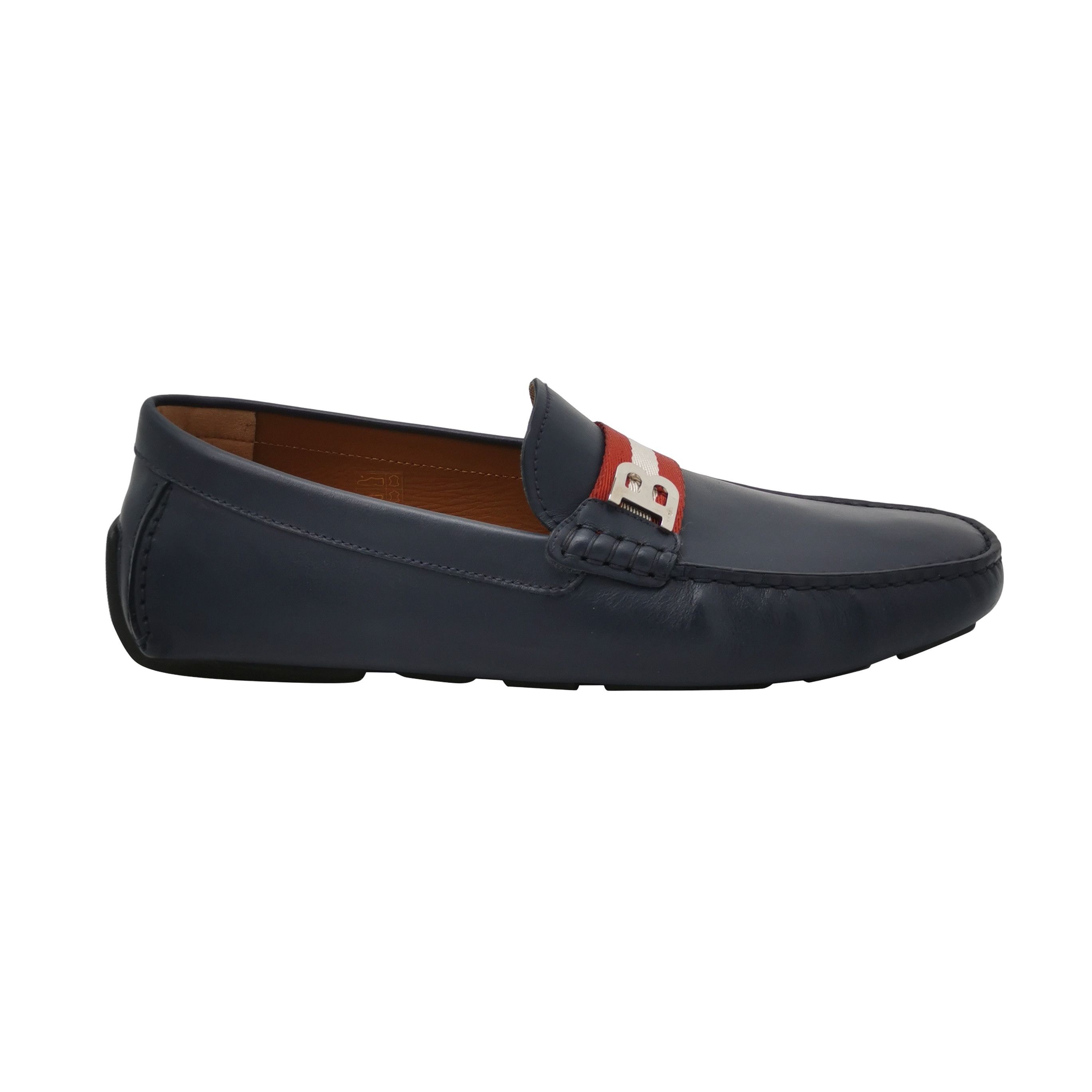 Bally Bally Stripe Logo Leather Loafers Size 42 Size US 9 / EU 42 - 1 Thumbnail