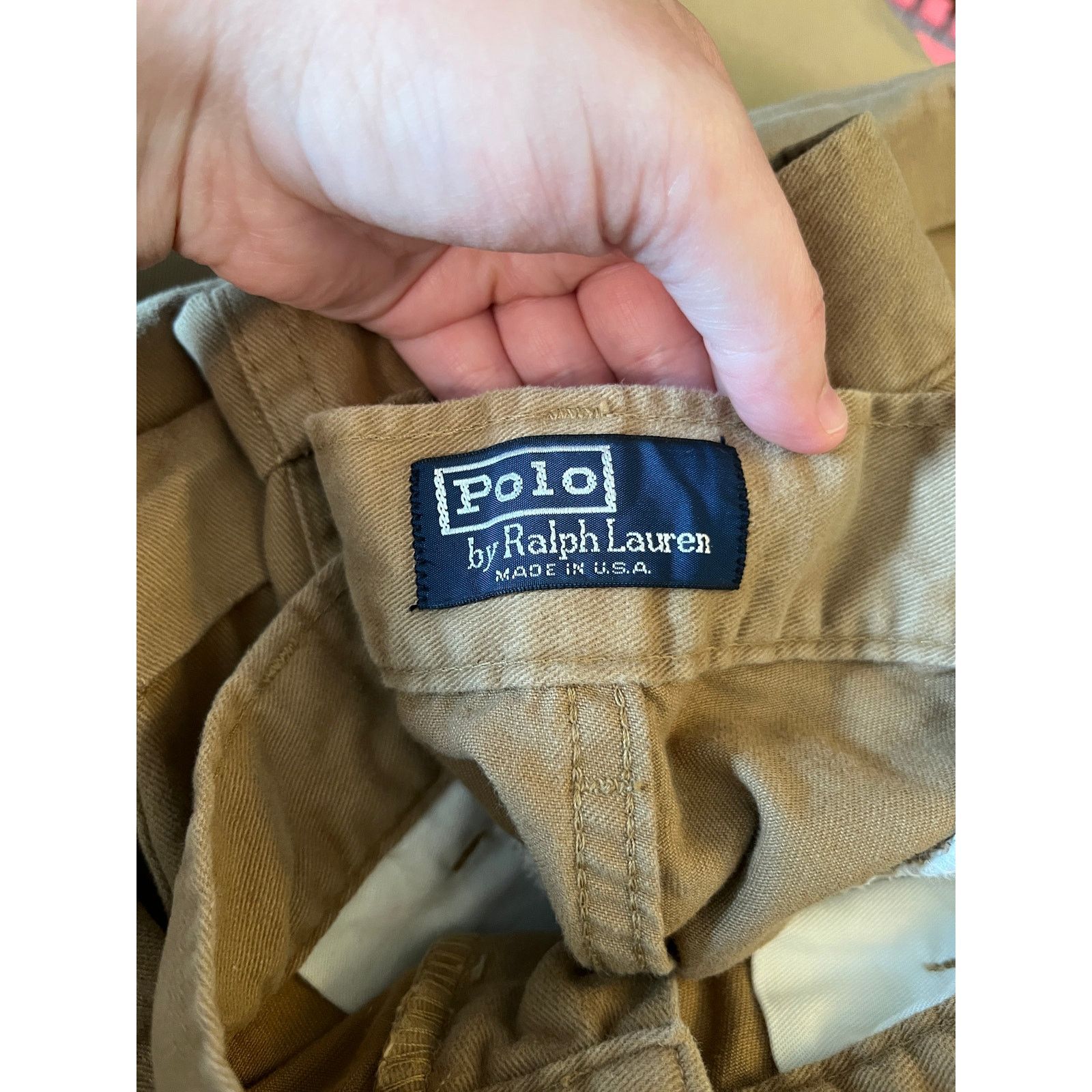 Polo Ralph Lauren Y2K Polo Ralph Lauren Tan USA Paratrooper Cargo Pants 34x30 Size US 34 / EU 50 - 2 Thumbnail