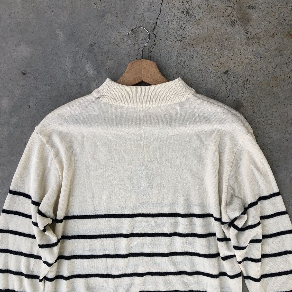 Aran Isles Knitwear 🔴Japanesebrand Unbrand Knitsweater Memeri Stripe Size US M / EU 48-50 / 2 - 12 Thumbnail