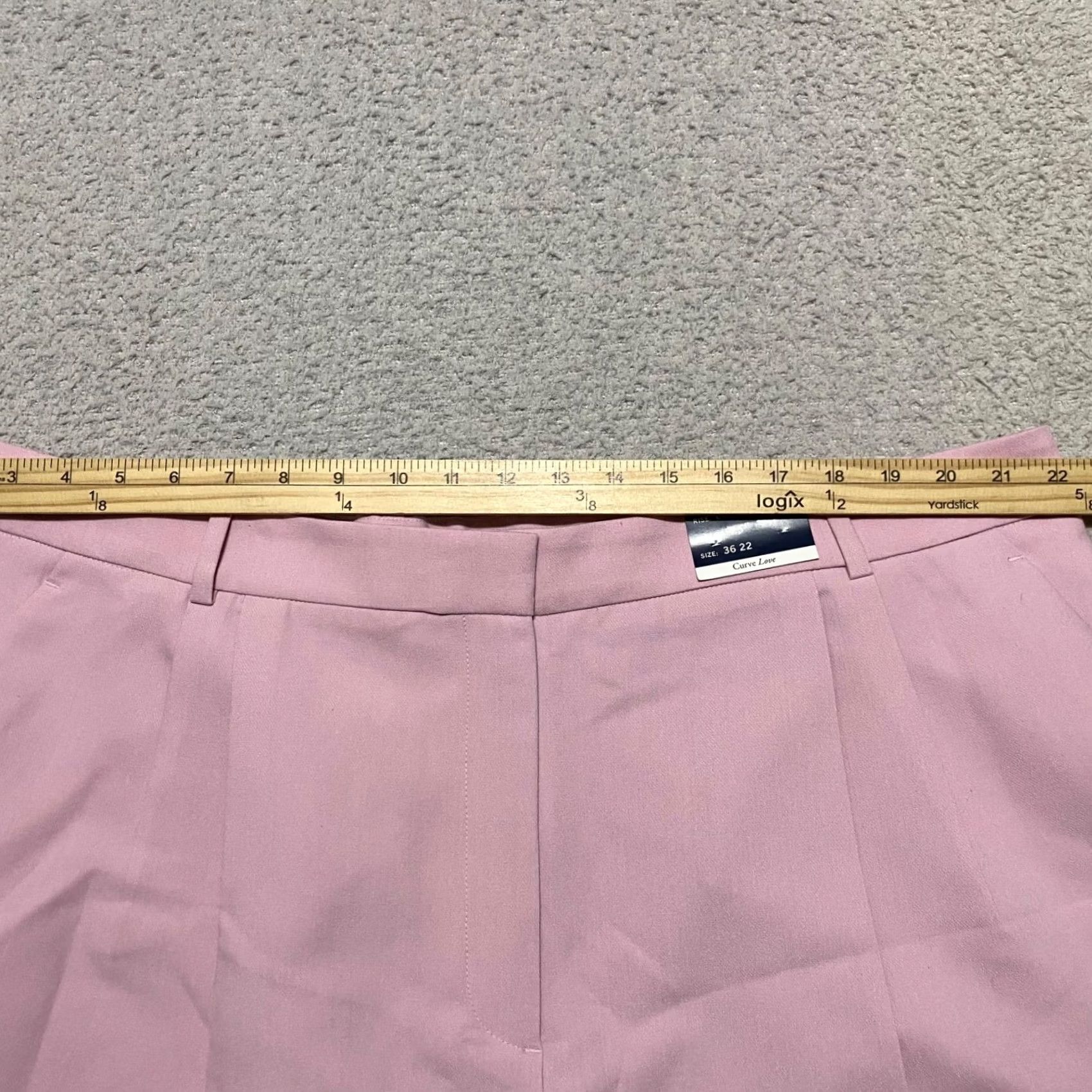 Abercrombie & Fitch Abercrombie & Fitch Womens Plus 22 Pink Chino Shorts High Rise NWT Vintage? Size 40" / US 18 - 7 Thumbnail