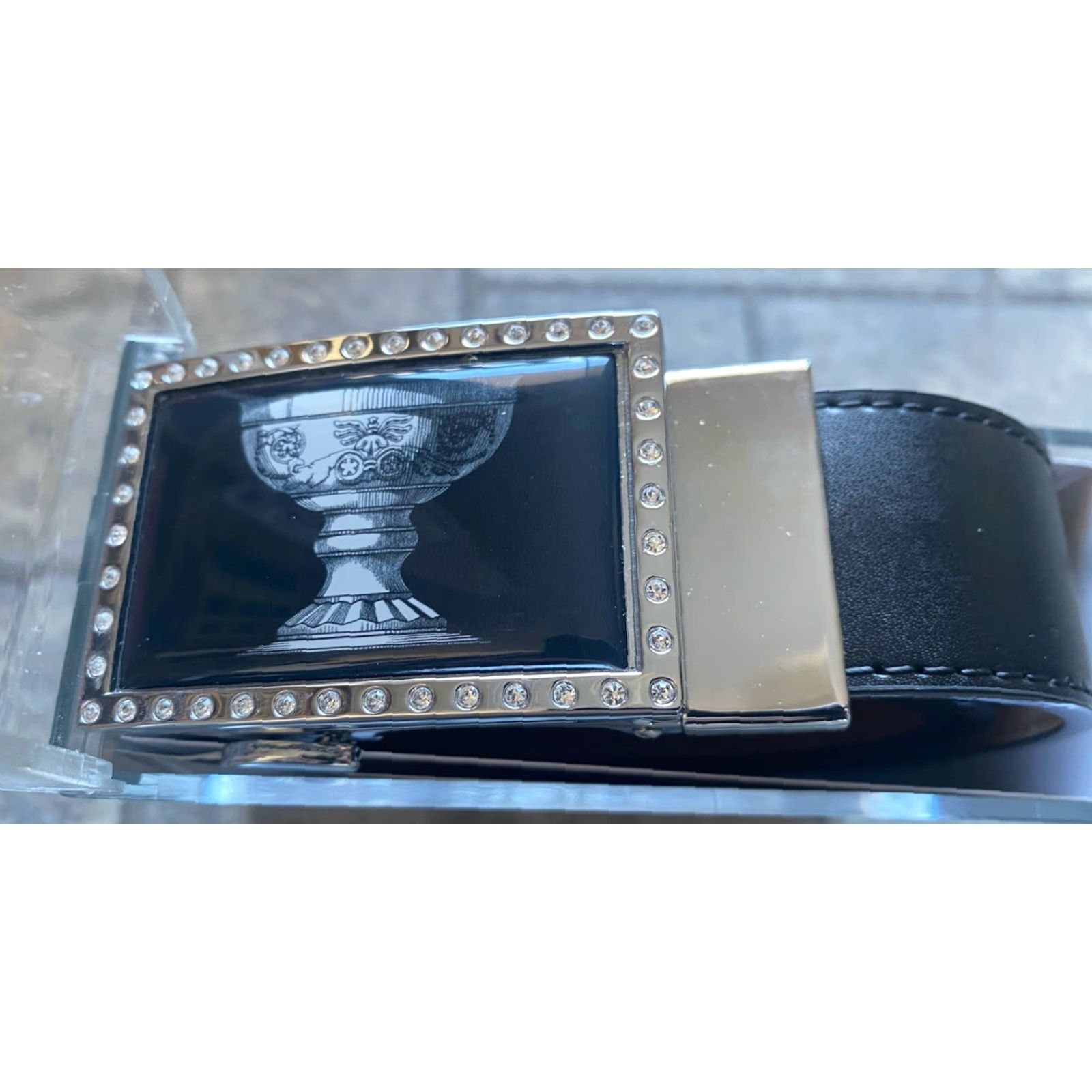 Vintage Nexbelt The Belt With No Holes Men’s Adjustable NEW Belt Men Black Adjustable Nexbelt With No Holes Mens Belt Size ONE SIZE - 3 Thumbnail