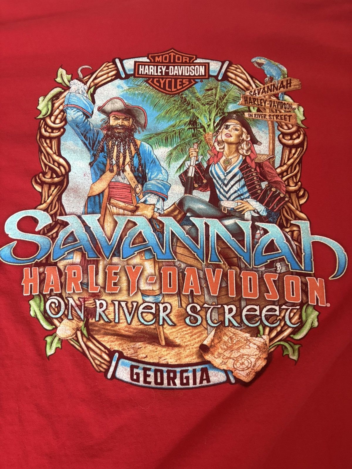 Harley Davidson Savannah GA Harley Davidson Tee Size US L / EU 52-54 / 3 - 2 Thumbnail