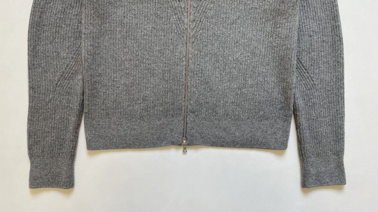 Dries Van Noten Ribbed Knit Wool Zip Drivers Cardigan Size US S / EU 44-46 / 1 - 9 Thumbnail