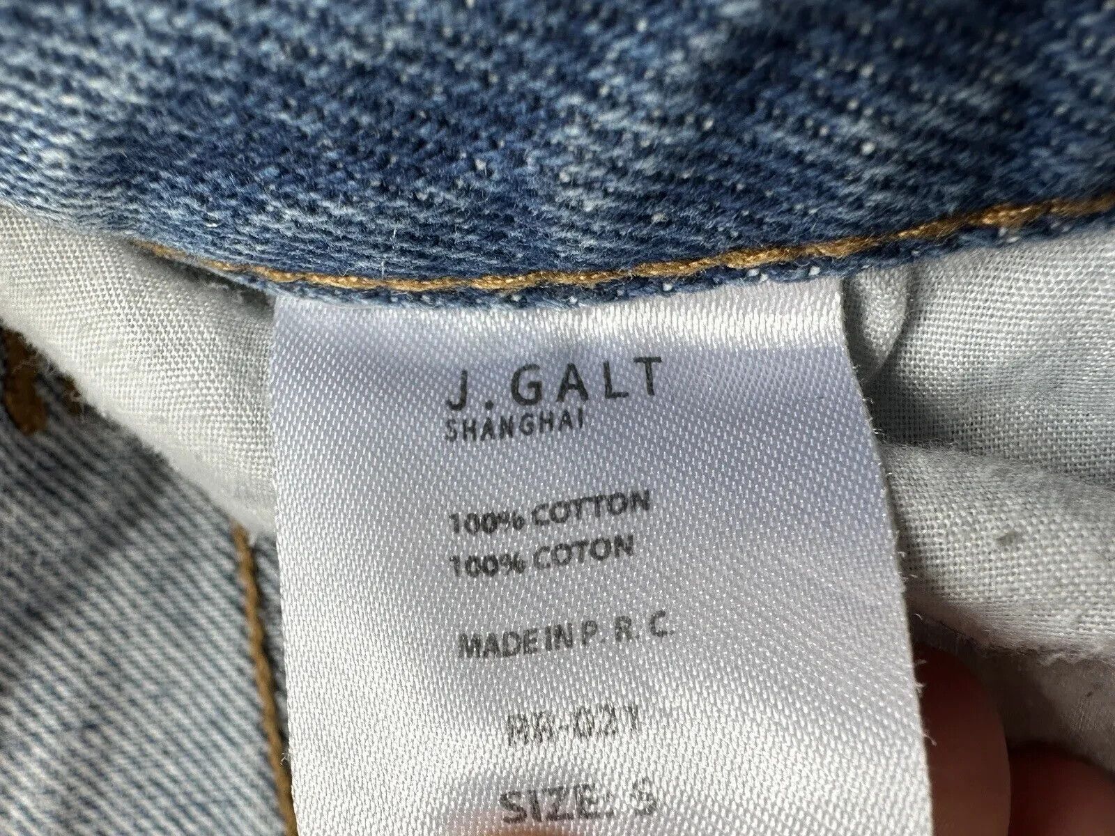 Other J.Galt Brandy Melville Mom Jeans High Waist Straight Leg Size 25" / US 0 / IT 36 - 10 Thumbnail
