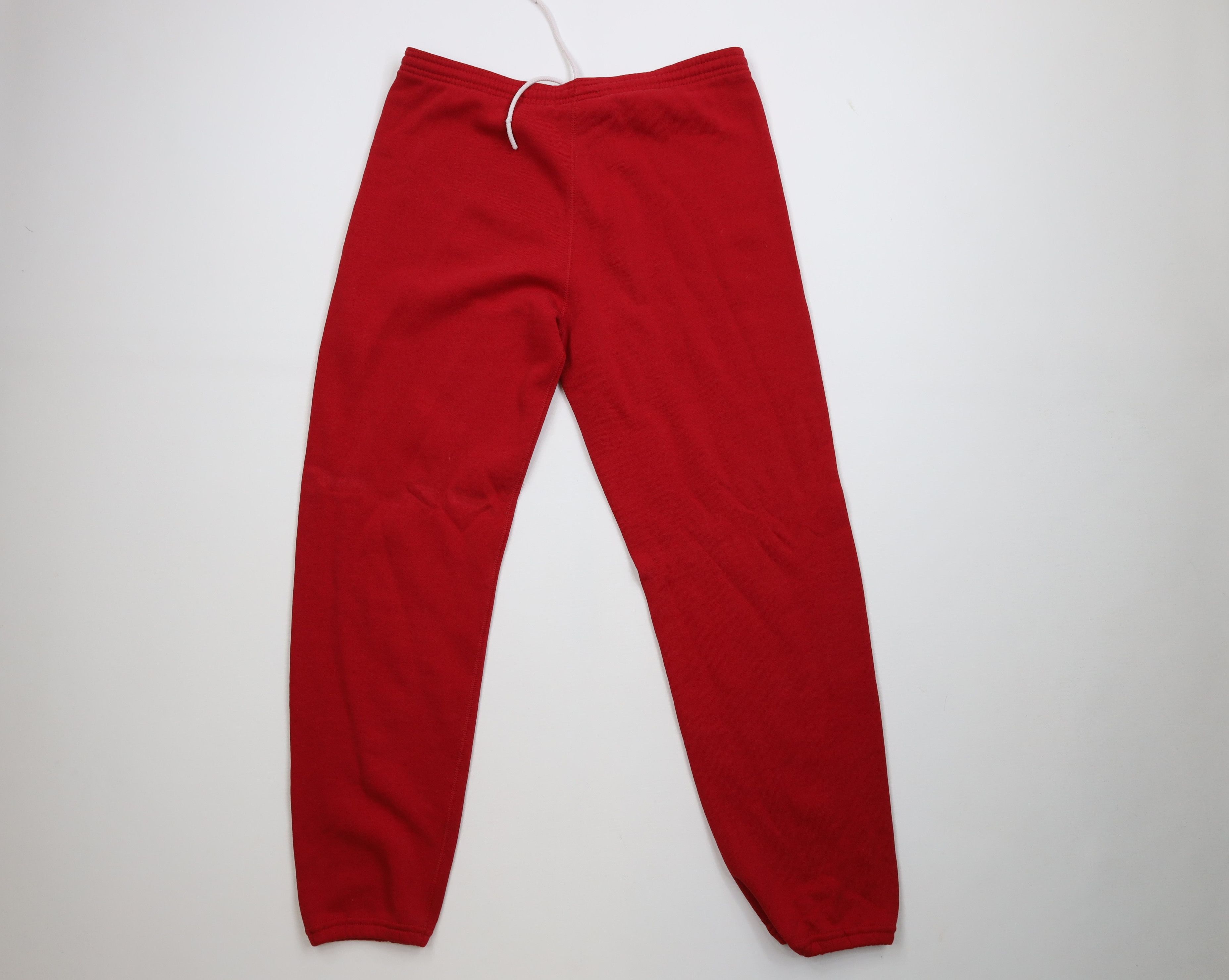 Vintage Vintage 90s USA Olympics Blank Sweatpants Joggers Red USA Size US 34 / EU 50 - 10 Thumbnail