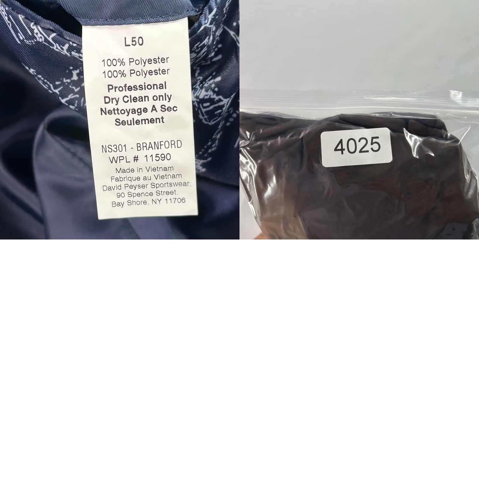 Nautica Nautica Blazer Mens 50 Large Brown Classic Sport Coat Jacket Polyester Lined Size 50R - 9 Thumbnail