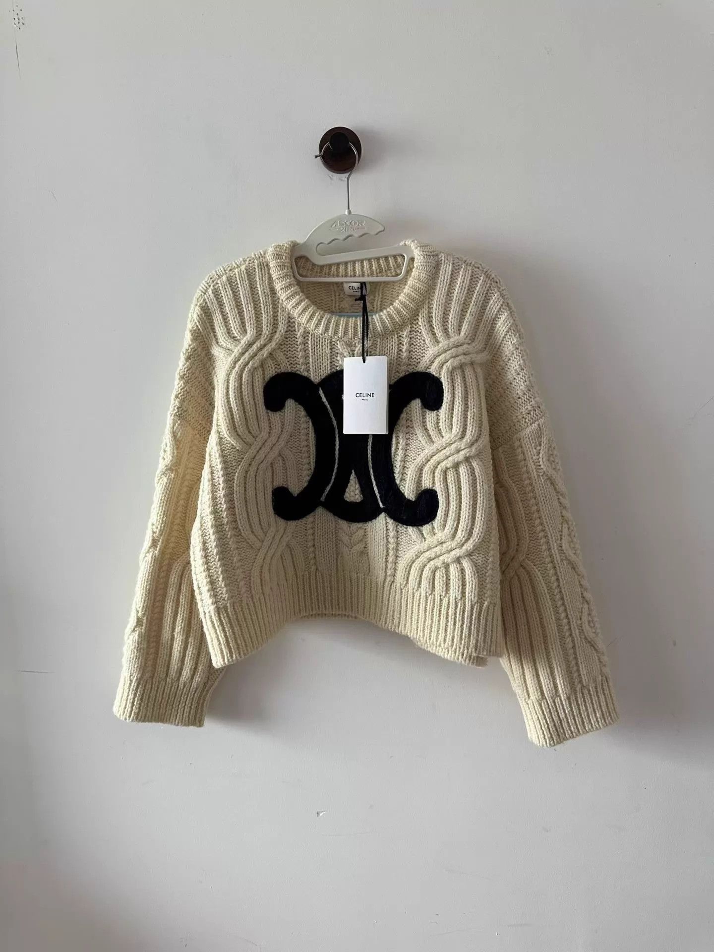 Celine Celine Triomphe knit sweater M Worn once Size M / US 6-8 / IT 42-44 - 1 Thumbnail