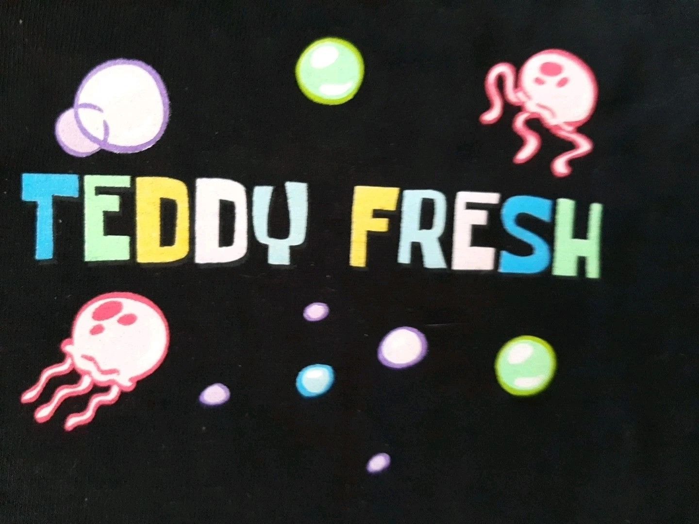 Teddy Fresh Teddy Fresh SpongeBob Squarepants Long Sleeve Black TShirt Size US L / EU 52-54 / 3 - 4 Thumbnail