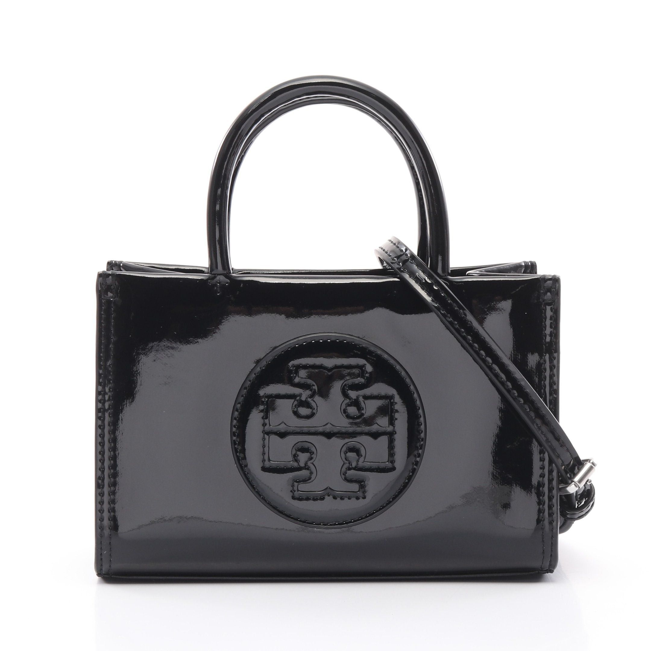 Tory Burch Tory Burch Ella Bio Mini Bag Handbag Fake Leather Black Size ONE SIZE - 1 Thumbnail