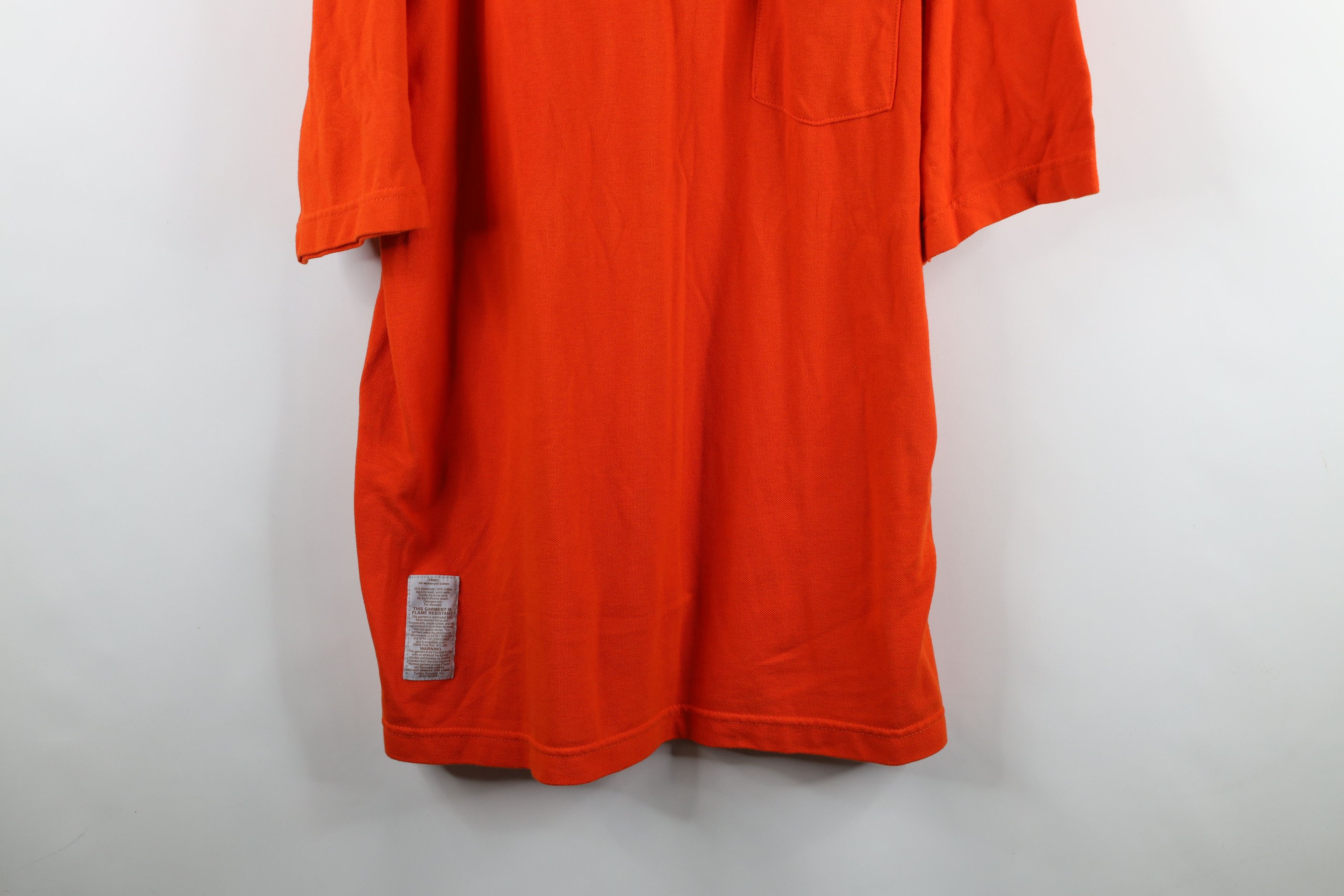 Vintage Tyndale FR Flame Resistant Work Henley T-Shirt Orange USA Size US XXL / EU 58 / 5 - 3 Thumbnail