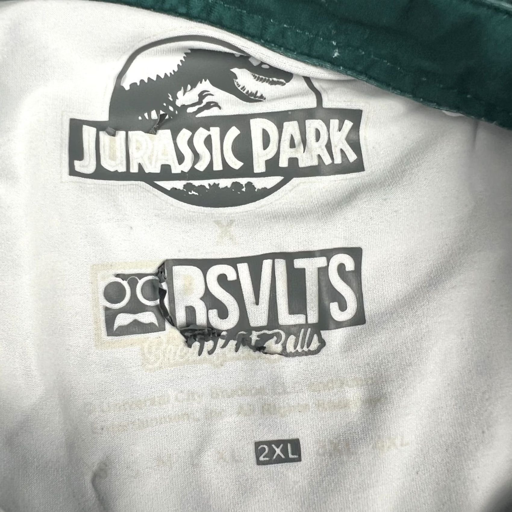 Vintage RSVLTS Jurassic Park Raptors Clever Girl Polo Shirt 2XL Men Breakfast Balls Golf Size US XXL / EU 58 / 5 - 3 Thumbnail