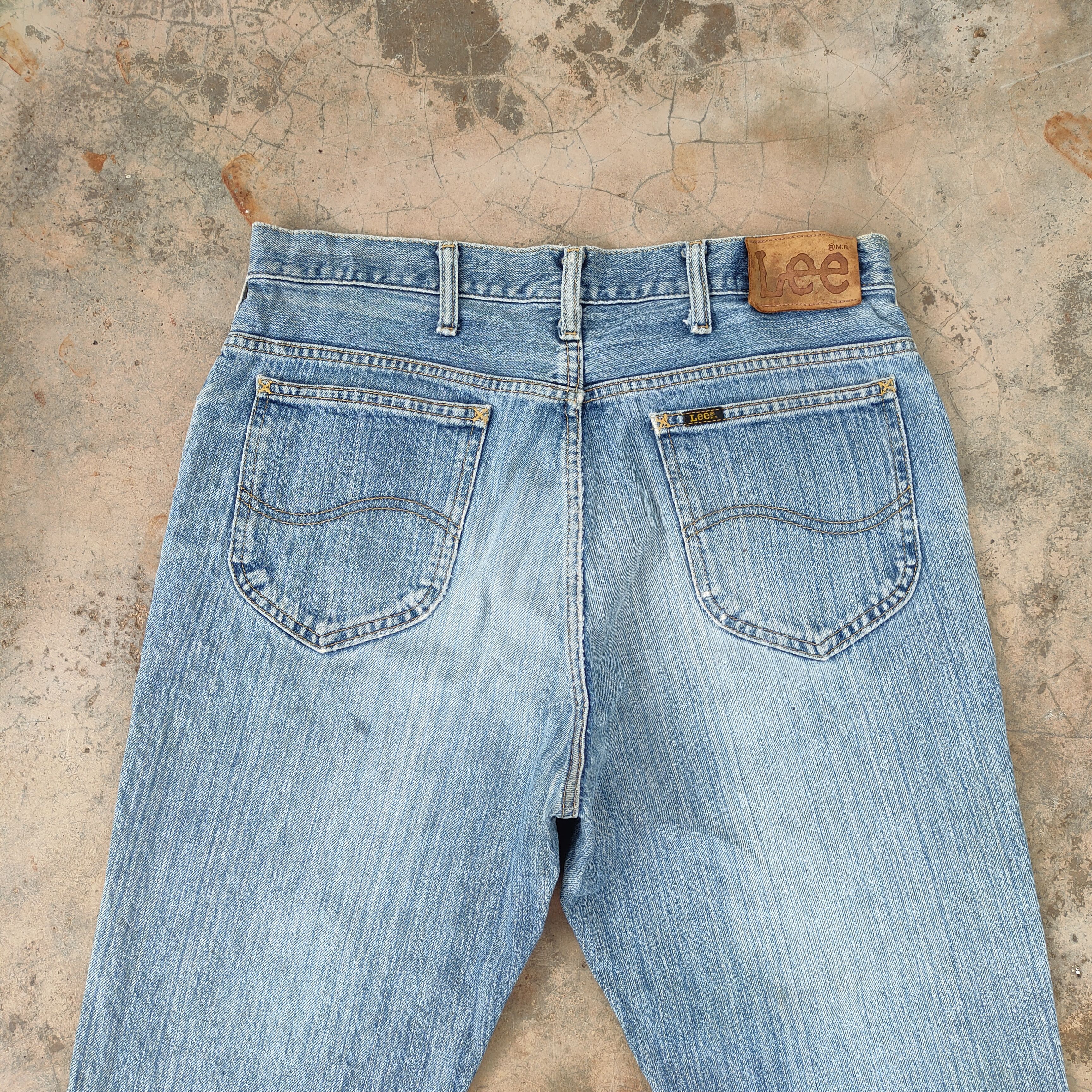 Edwin × Jean × Lee VINTAGE LEE EDWIN FADED RIPPED JEANS DENIM PANTS Size US 34 / EU 50 - 11 Thumbnail