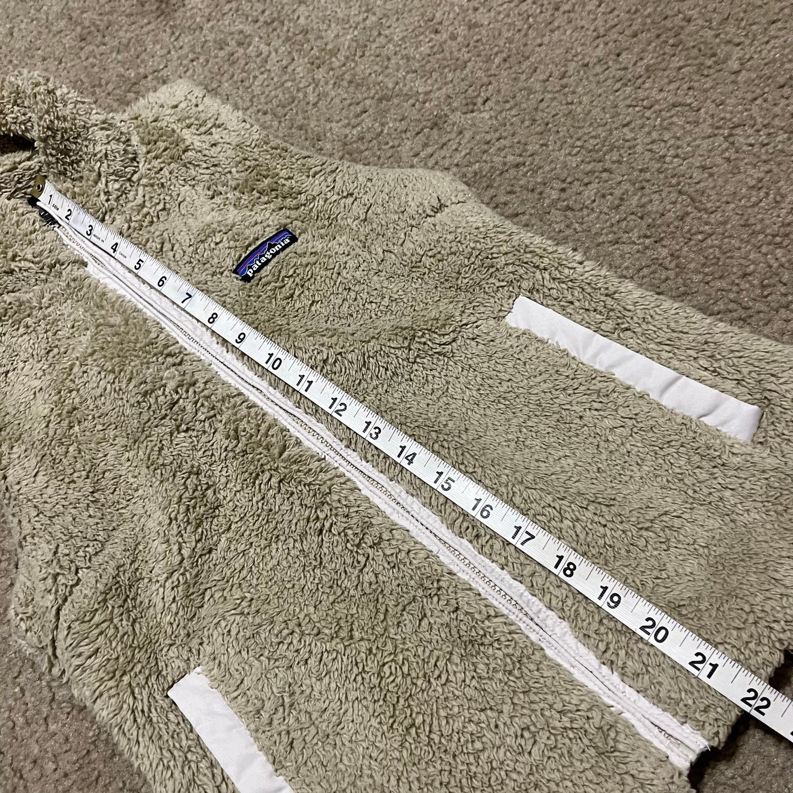 Patagonia Patagonia Women Vest Beige Sherpa Logo Patch Full Zip Size XS / US 0-2 / IT 36-38 - 4 Thumbnail