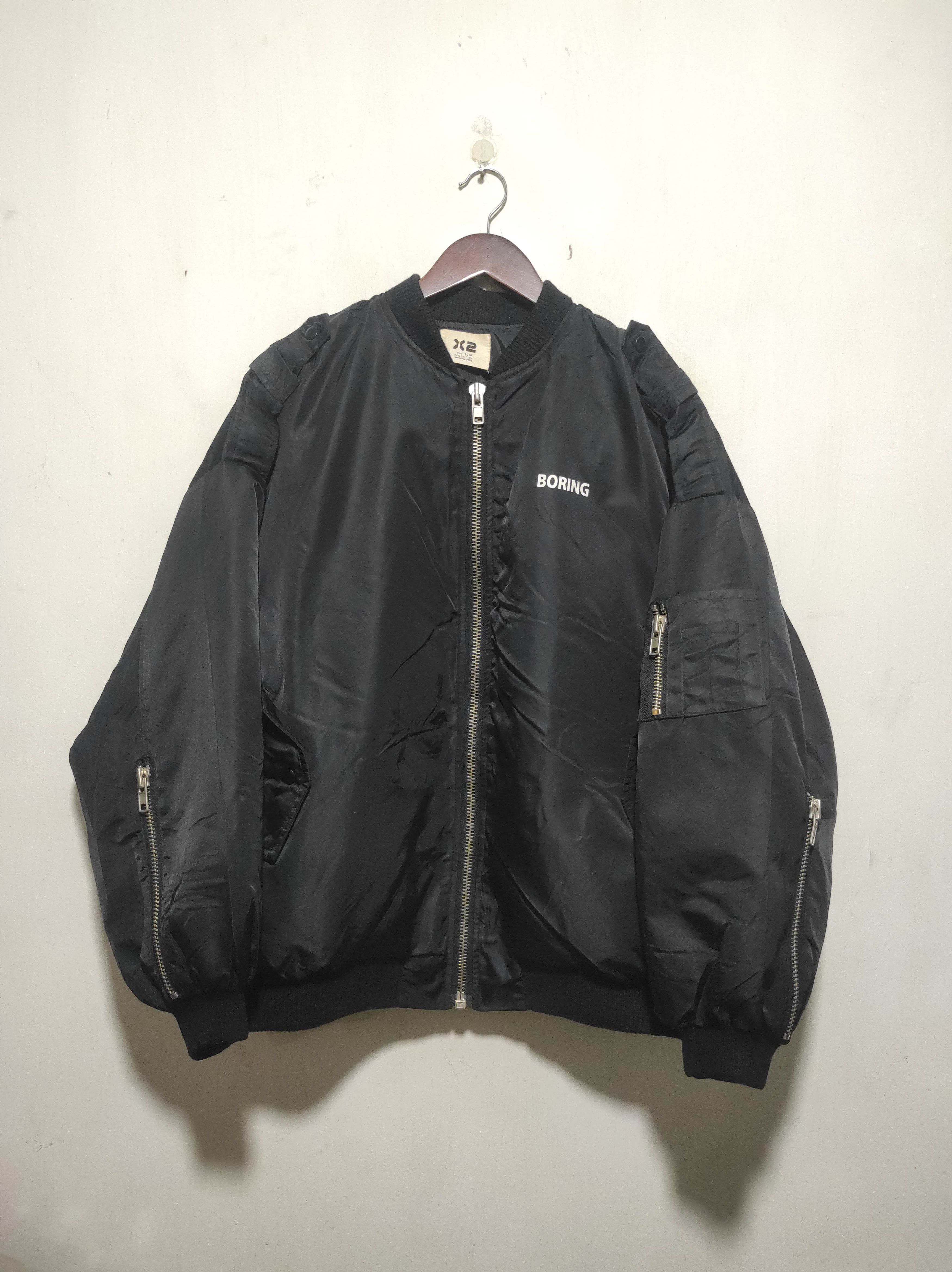Hysteric Glamour X2 life is Boring Bomber Jacket Size US XL / EU 56 / 4 - 2 Thumbnail