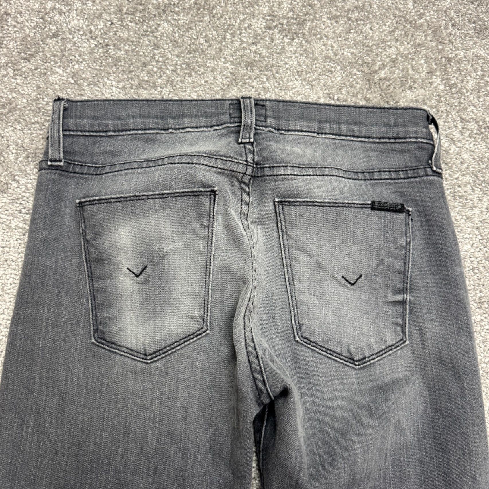 Hudson HUDSON Nico Jeans Denim Skinny Mid Rise Women 26 Gray Stone Wash 28x30 City Streetwear Modern Size 26" / US 2 / IT 38 - 5 Thumbnail
