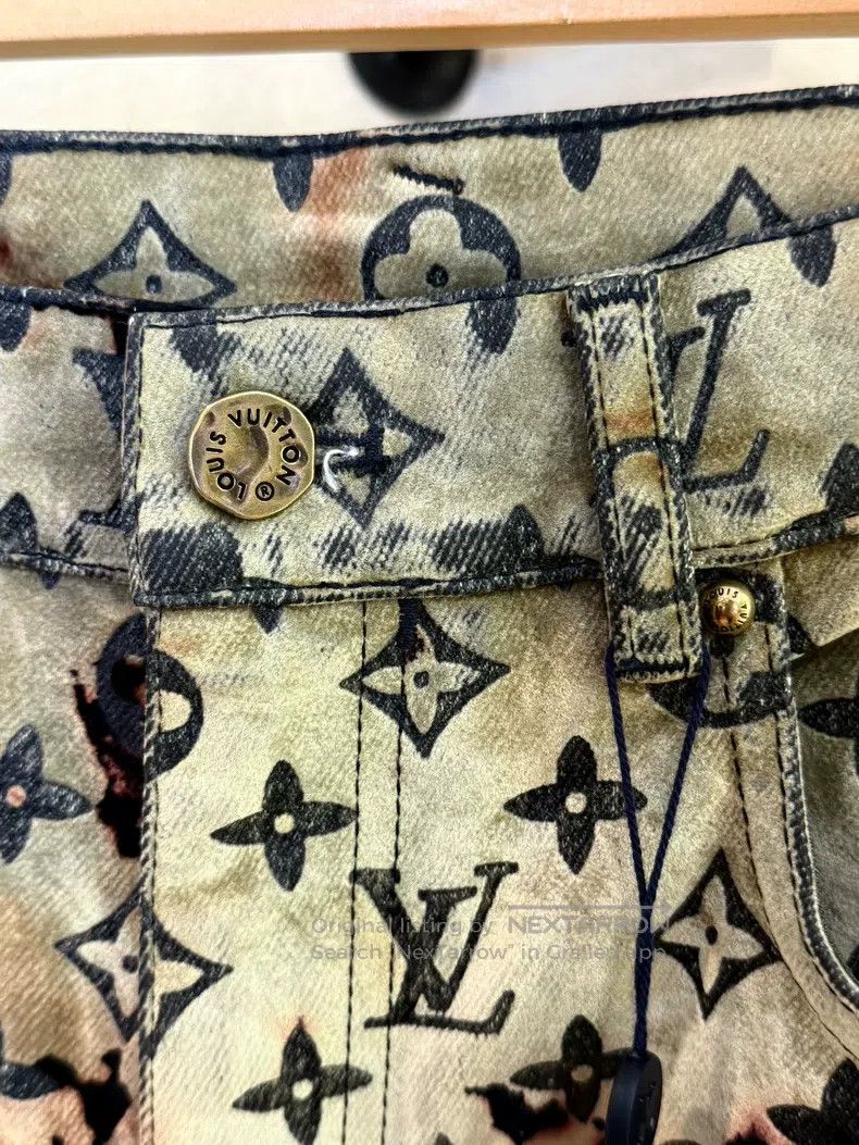 Louis Vuitton Louis Vuitton SS24 Fire Cloud presbyopic jeans Size US 30 / EU 46 - 4 Thumbnail