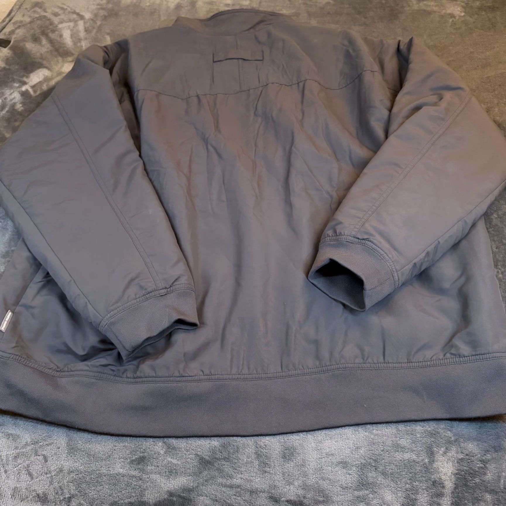 Duluth Trading Company Duluth Trading Co Mens 3XL Fleece Lined Jacket Gray Full Zip Bomber Work Coat Jacket long Sleeve Zip Pockets Insulated Casual Fall Winter Mens Size US XXL / EU 58 / 5 - 5 Thumbnail