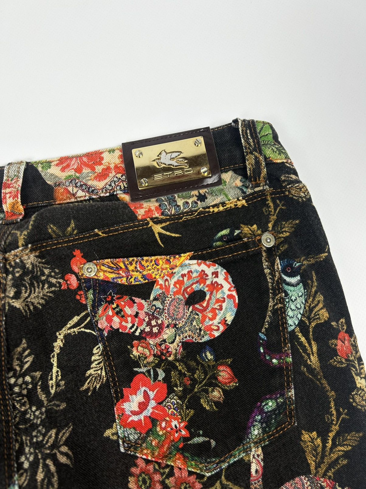 Etro ETRO Milano womens Tiger & Floral Print Pants Size 27" / US 4 / IT 40 - 7 Thumbnail