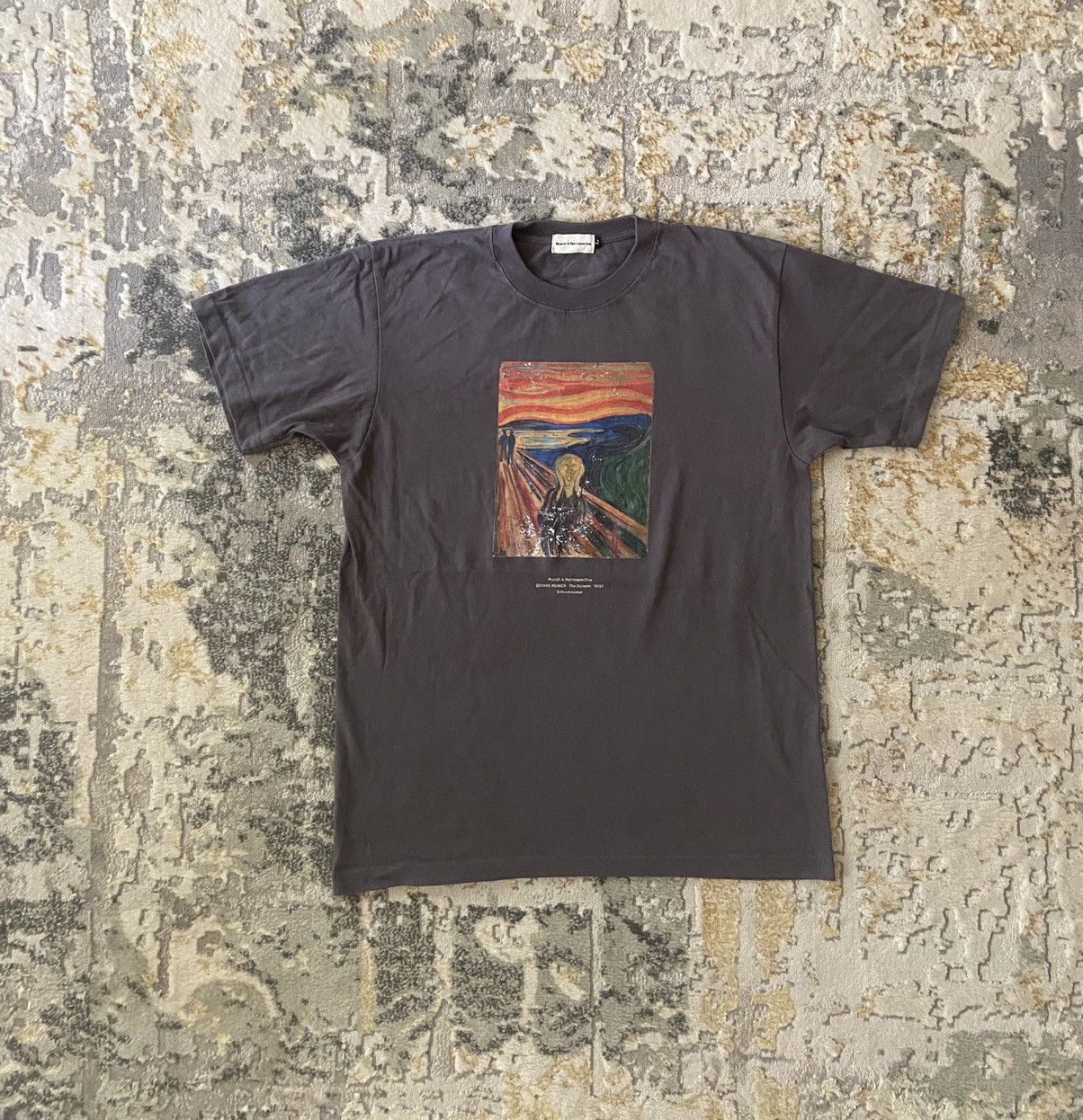 Vintage Y2K EDWARD MUNICH THE SCREAM TEE Size US M / EU 48-50 / 2 - 1 Thumbnail