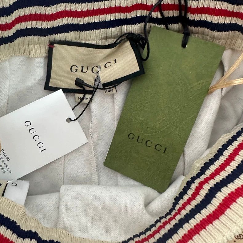 Gucci GucciSize XXS Letter mid-waist loose interlocking double G Size 24" / US 00 / IT 34 - 7 Thumbnail