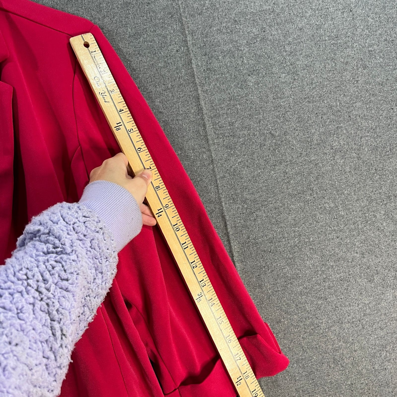 Other GRAVER Susan Graver LK Fusion 3/4 51 Cutaway Hem Blaze Size XL / US 12-14 / IT 48-50 - 6 Thumbnail