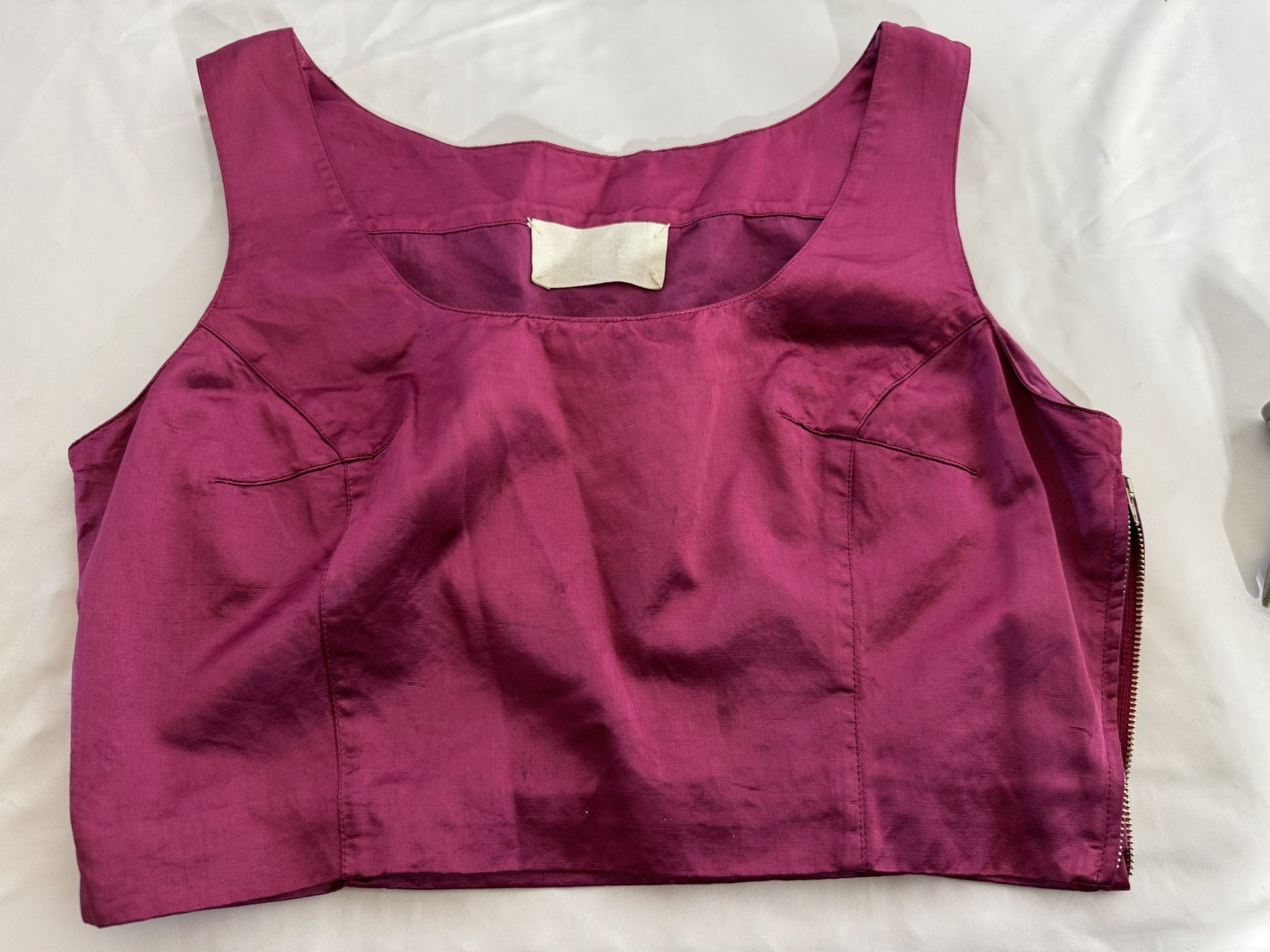 Maison Margiela Runway Martin Margiela Fall 1995 LOOK 27 Pink Satin Corset Size M / US 6-8 / IT 42-44 - 4 Thumbnail
