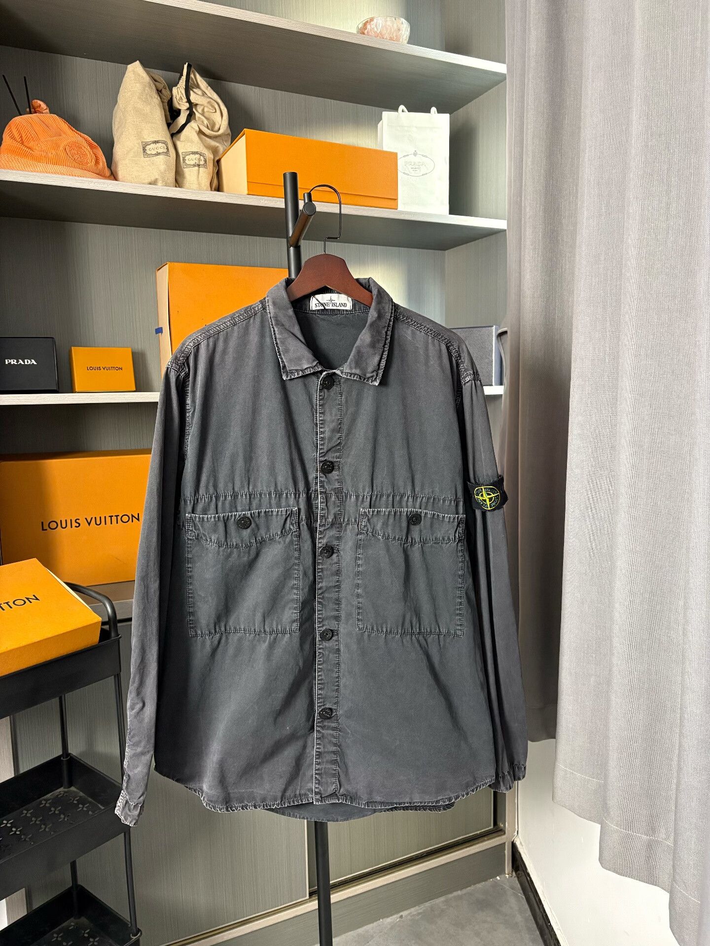 Stone Island Stone Island Cargo Yellow Light Jacket XL Men Size US XL / EU 56 / 4 - 1 Thumbnail