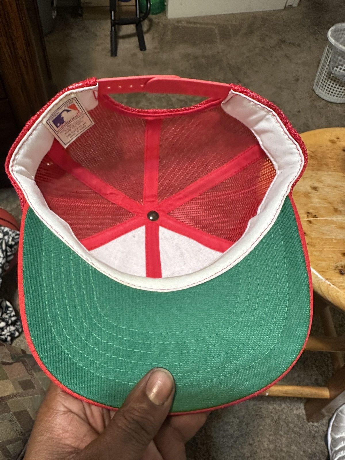 MLB × Vintage Vintage MLB Cincinnati Reds “triple red” hat 90s Size ONE SIZE - 7 Thumbnail