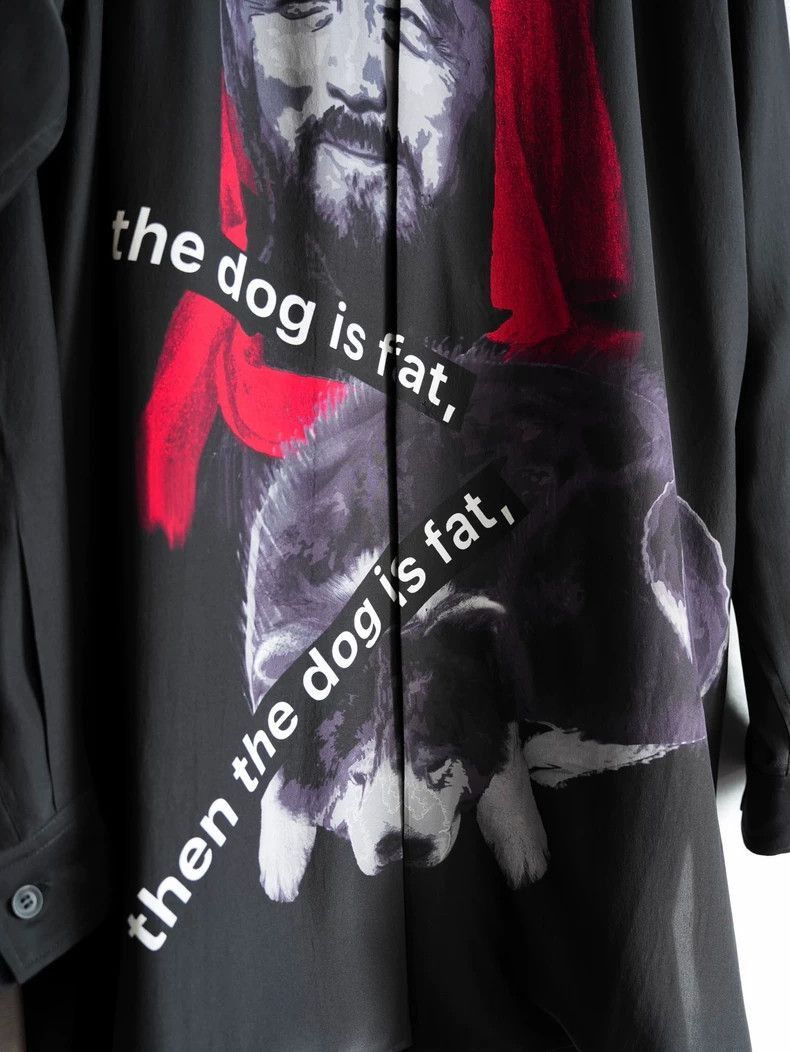 Yohji Yamamoto Yohji Yamamoto 24SS Dog and elderly silk shirt-2505 Size US M / EU 48-50 / 2 - 4 Thumbnail