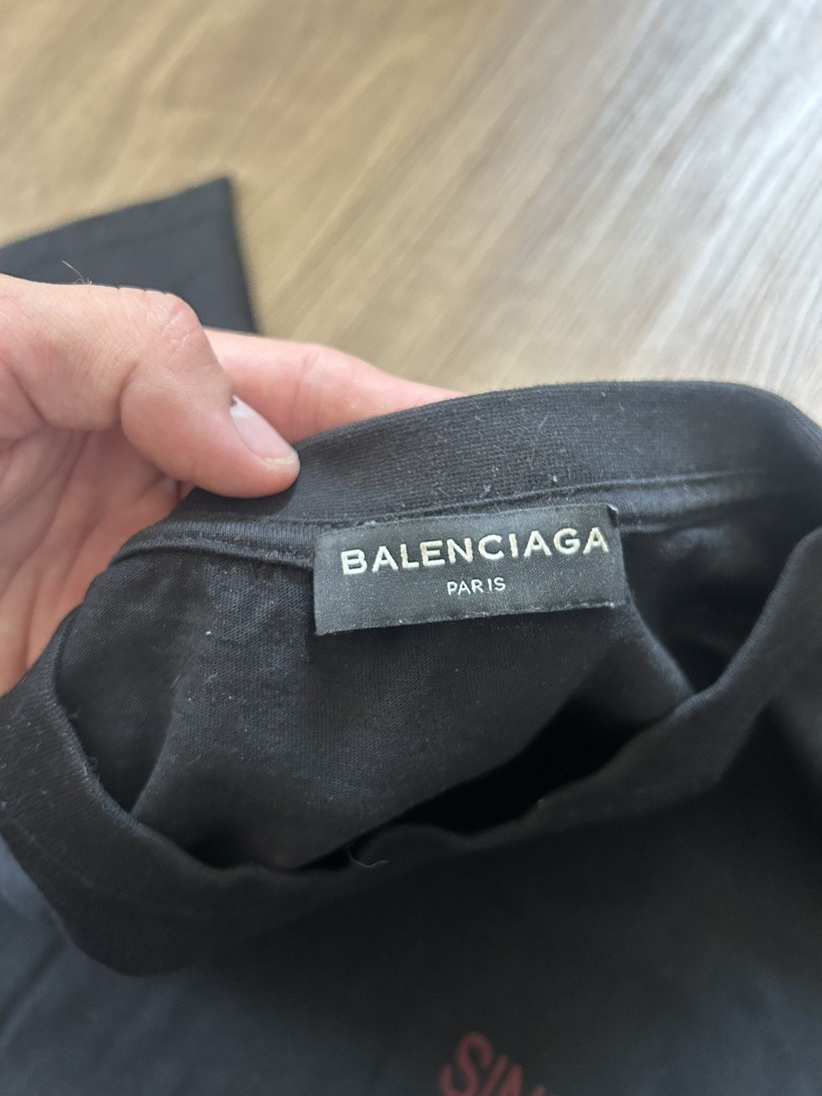 Balenciaga Balenciaga Sinners T-shirt 2017 Black Small Size US S / EU 44-46 / 1 - 5 Thumbnail