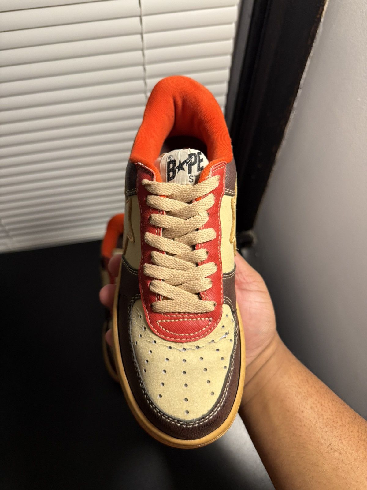 Bape Bapesta College Dropout Kanye Size 6.5 Size US 6.5 / EU 39-40 - 11 Thumbnail
