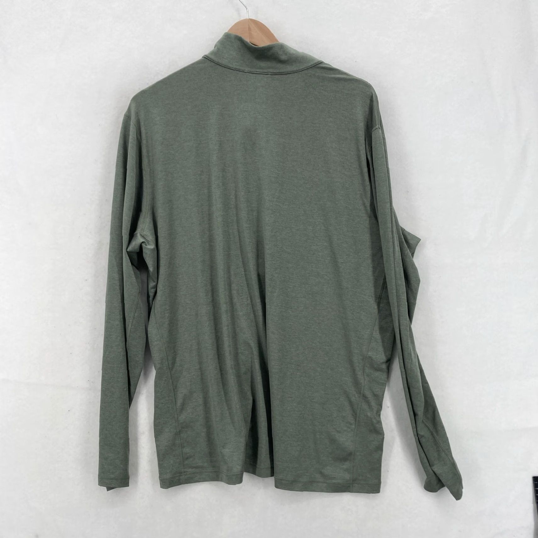 Vintage REI Co-op Pullover Mens XL Green Quarter Zip Long Sleeve Lightweight Regular Fit Size US XL / EU 56 / 4 - 6 Thumbnail