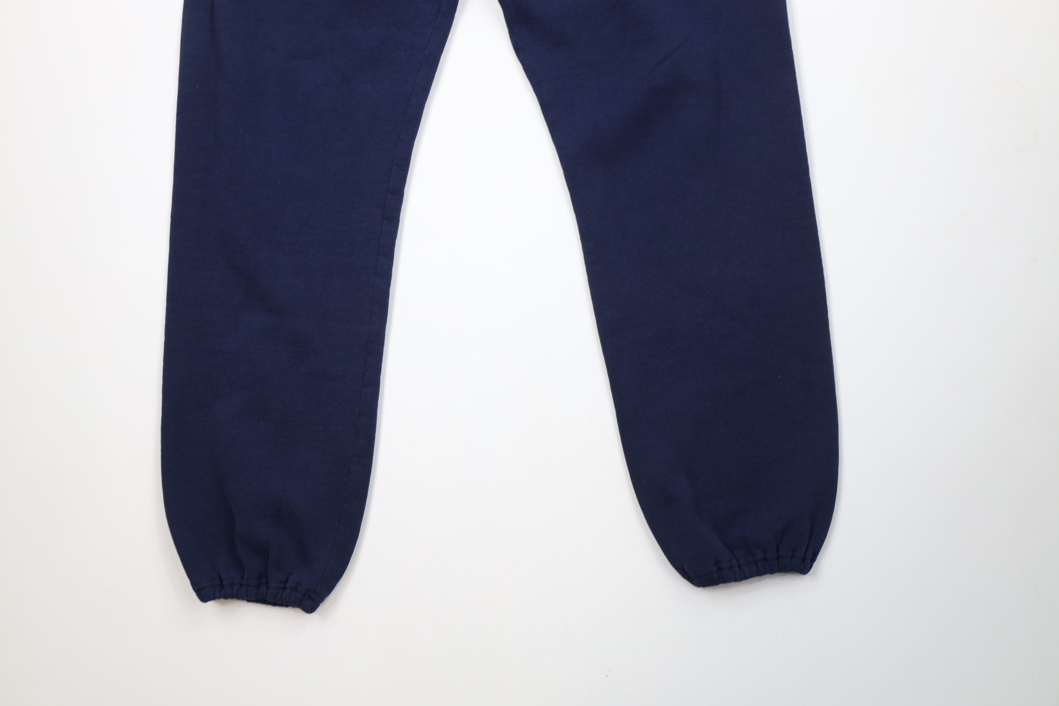 Russell Athletic × Vintage Vintage 90s Russell Athletic Cuffed Sweatpants Joggers Blue Size US 38 / EU 54 - 4 Thumbnail
