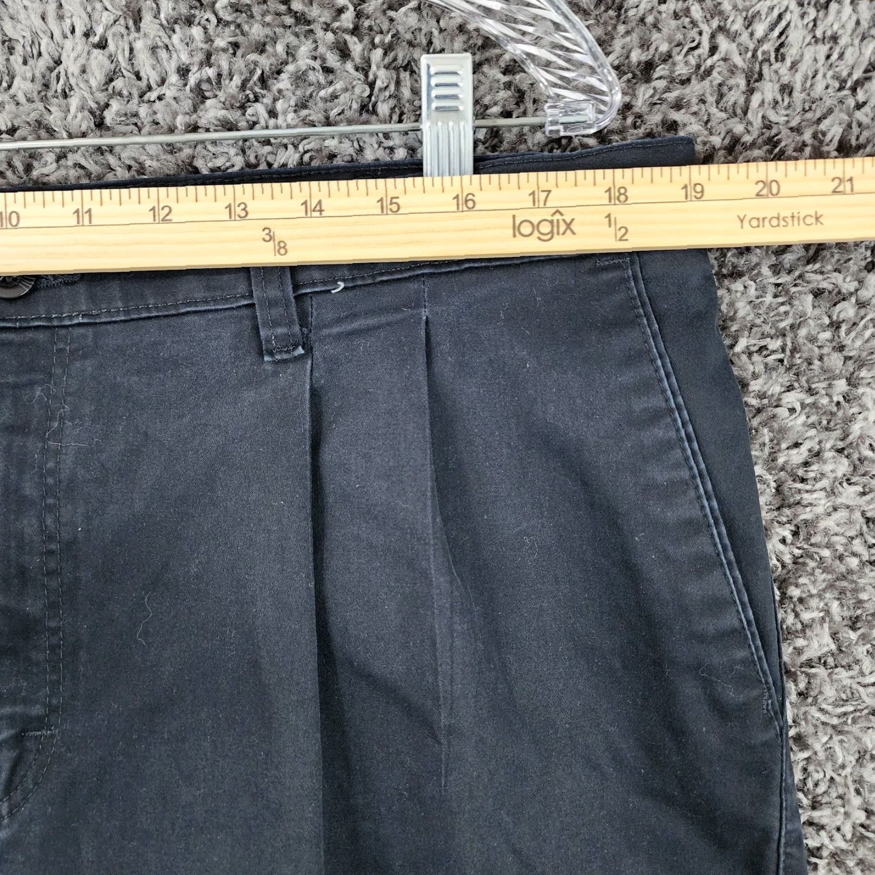 Wrangler Wrangler Mens Black Relaxed Fit Straight Leg Pants 38x30 Size US 38 / EU 54 - 4 Thumbnail
