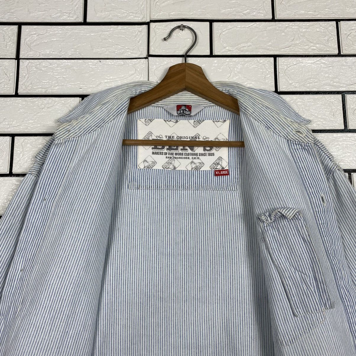 Ben Davis 🔥VINTAGE HICKORY CHORE JACKET STRIPED BEN DAVIS Size US XL / EU 56 / 4 - 15 Thumbnail