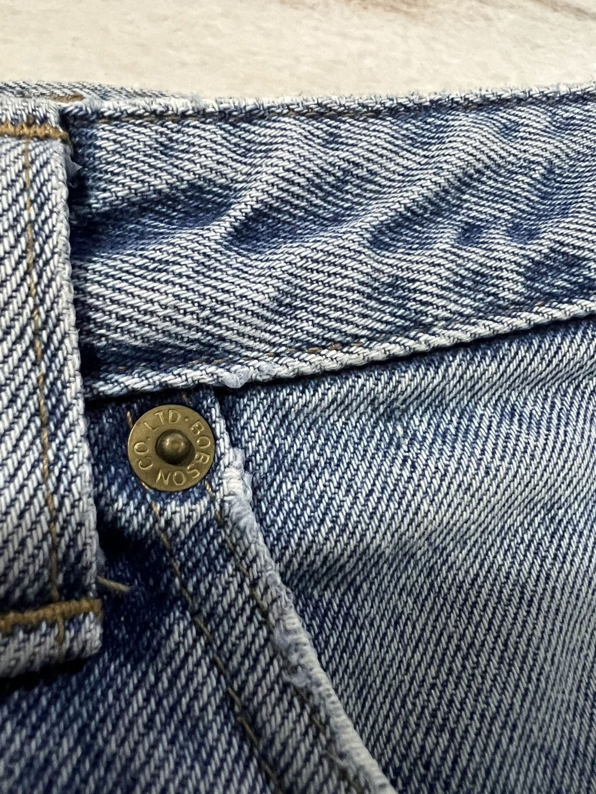 If Six Was Nine 💥90s Bobson Light Wash Distressed Jean Size US 30 / EU 46 - 11 Thumbnail