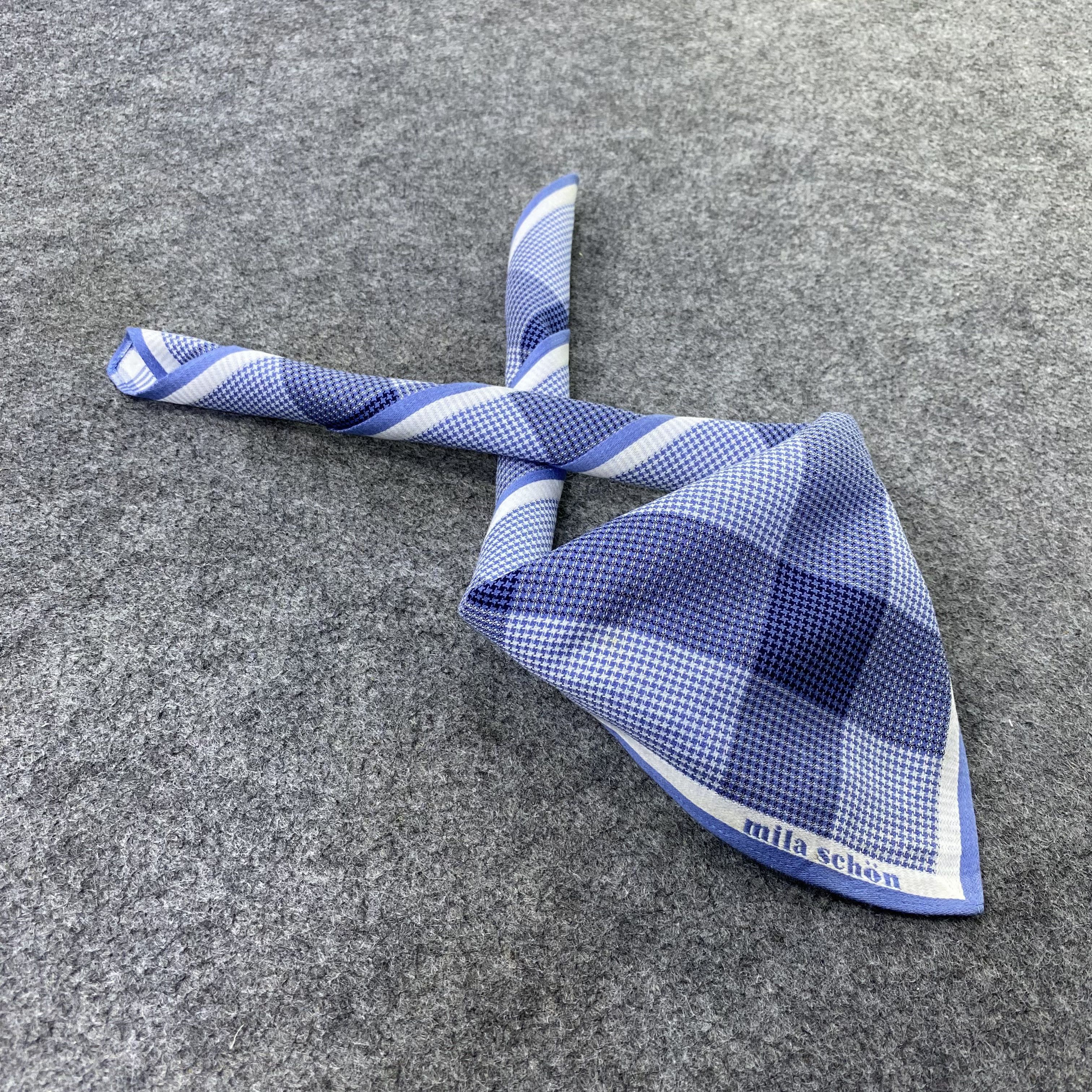 Mila Schon Mila Schon Handkerchief Neckerchief Bandana-B1903 Size ONE SIZE - 1 Thumbnail