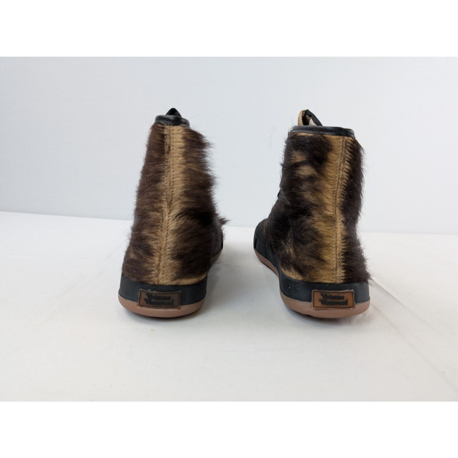 Vivienne Westwood o1rshd1 Animal Gym High Top Sneakers in Brown Size US 10 / EU 43 - 12 Thumbnail